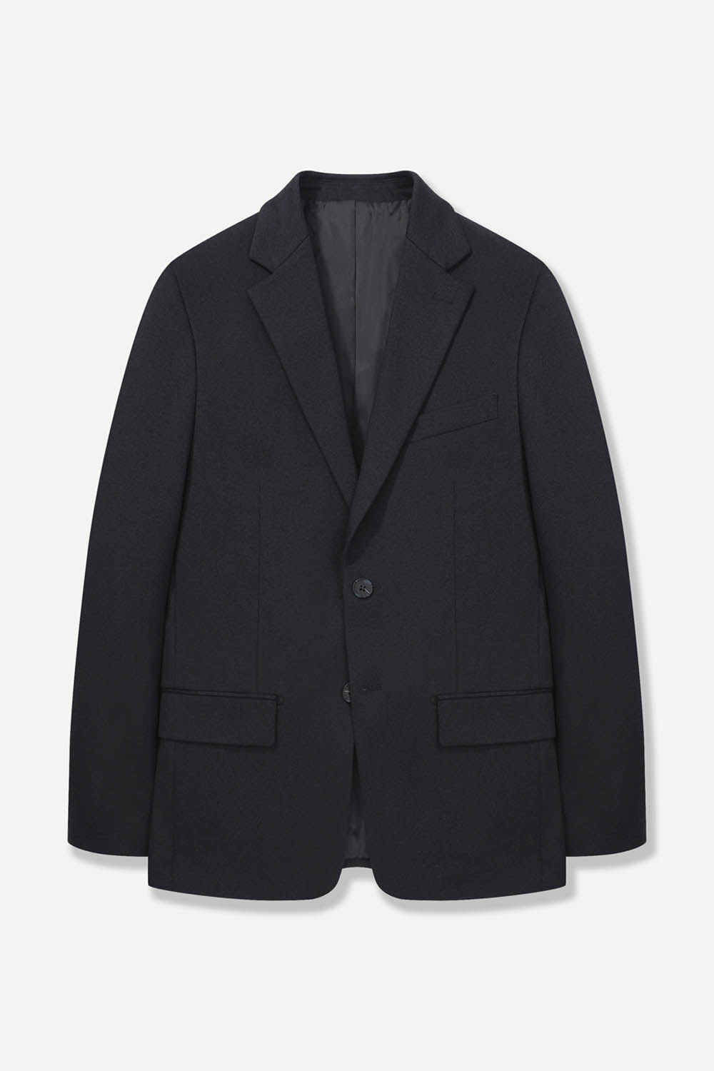 SIGMA 트윌 저지 캐주얼 자켓 네이비