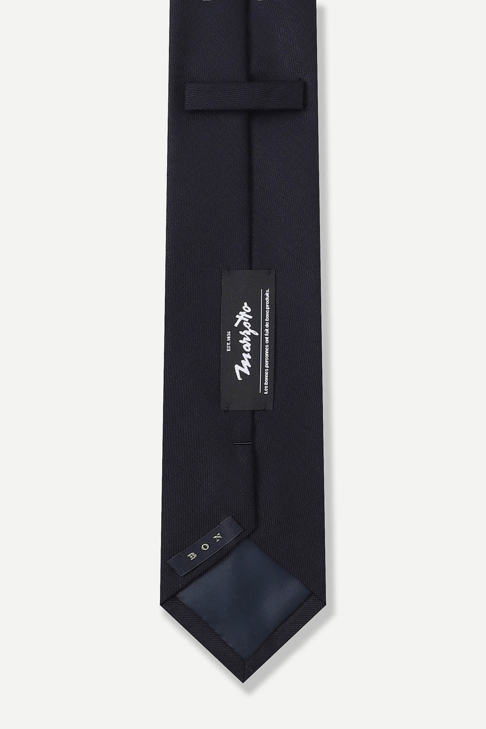 [본] 울 100% 이태리 수입원단 넥타이 네이비