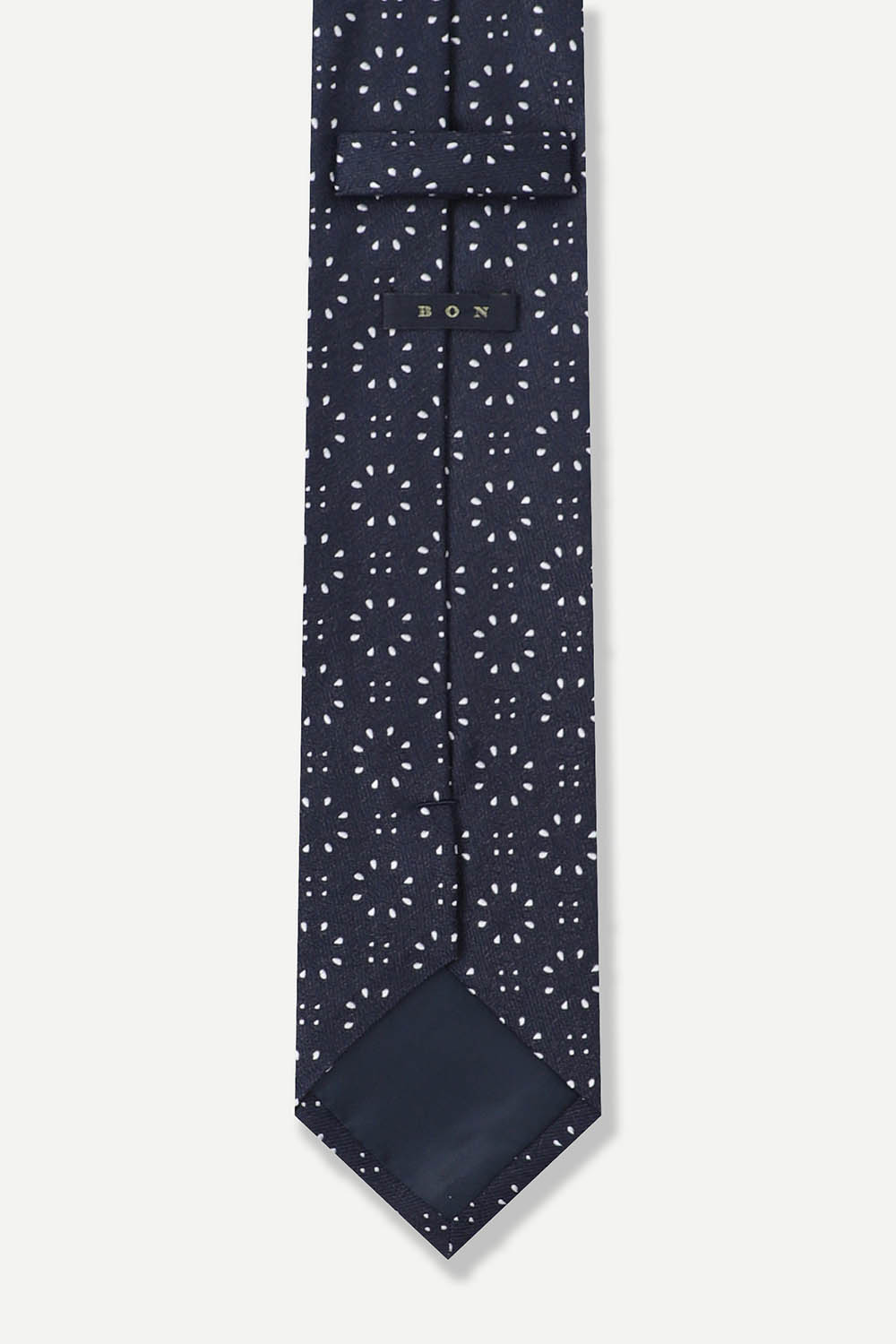 [공식몰] 플라워 도트 넥타이 네이비