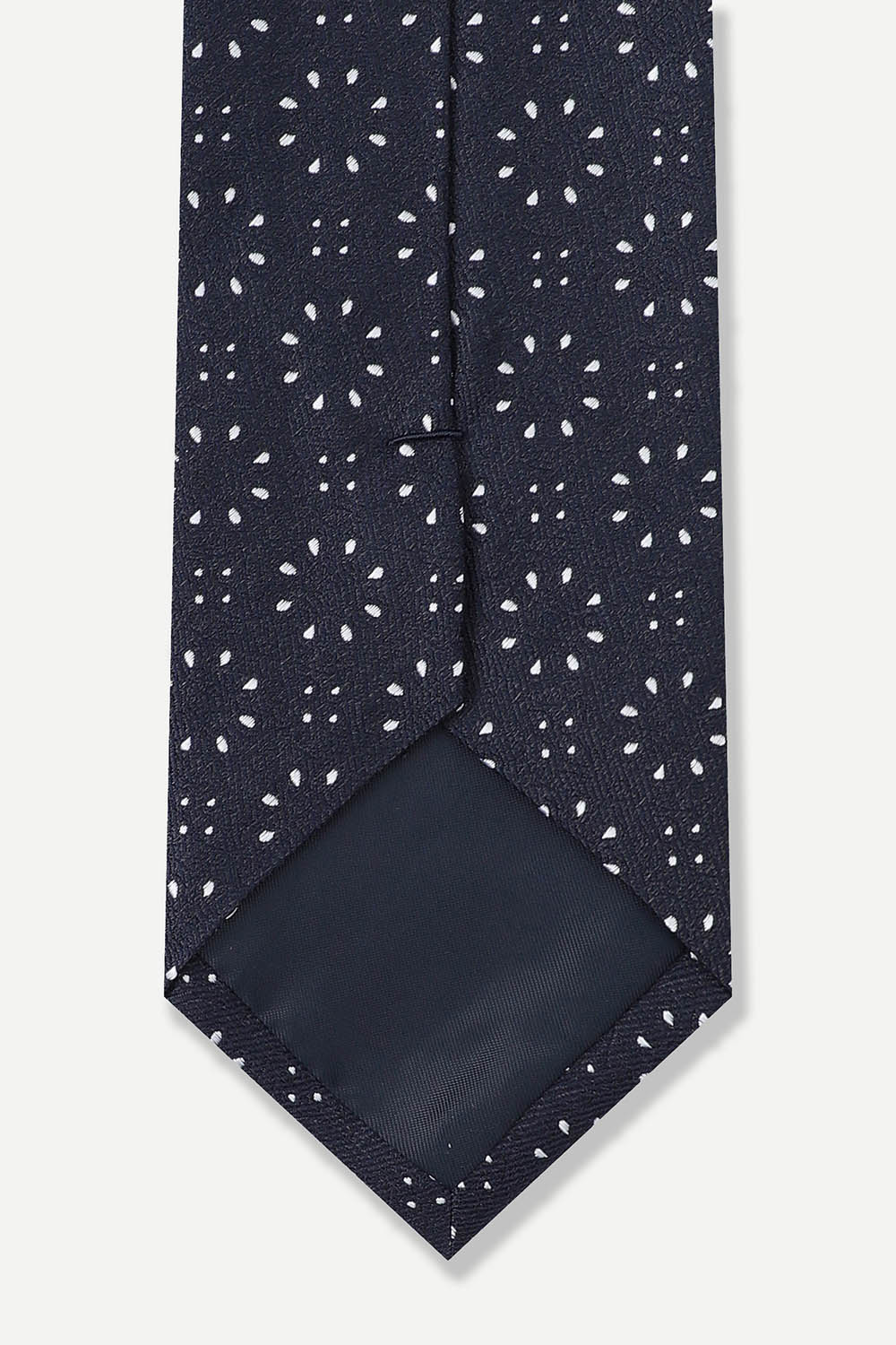 [공식몰] 플라워 도트 넥타이 네이비