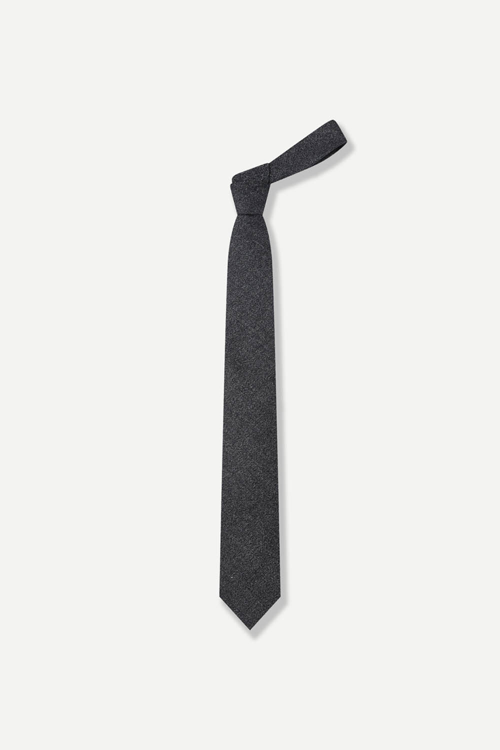 [본] 울 100% 넥타이 그레이