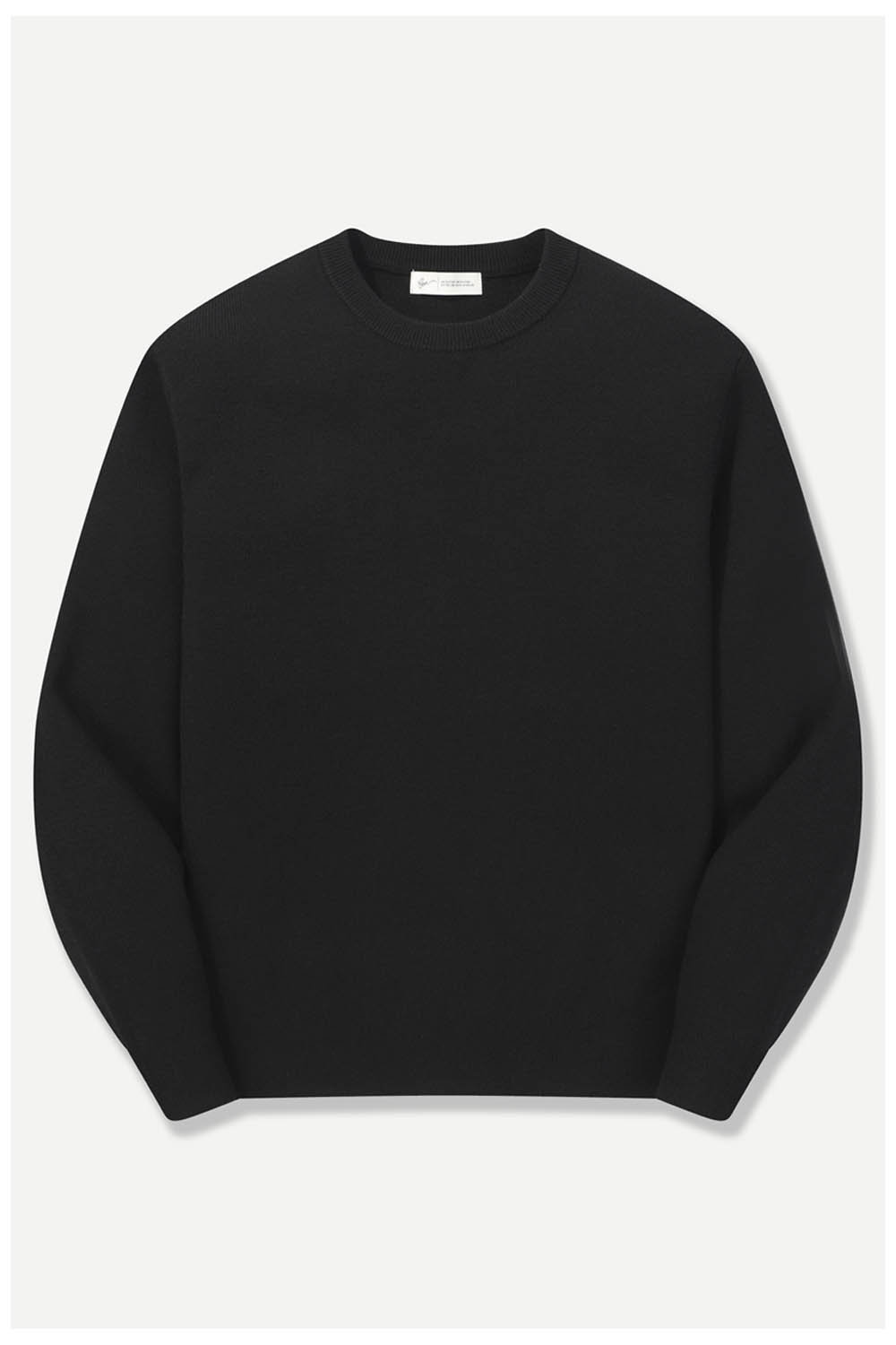 [공식몰] STANDARD 라운드 풀오버 블랙