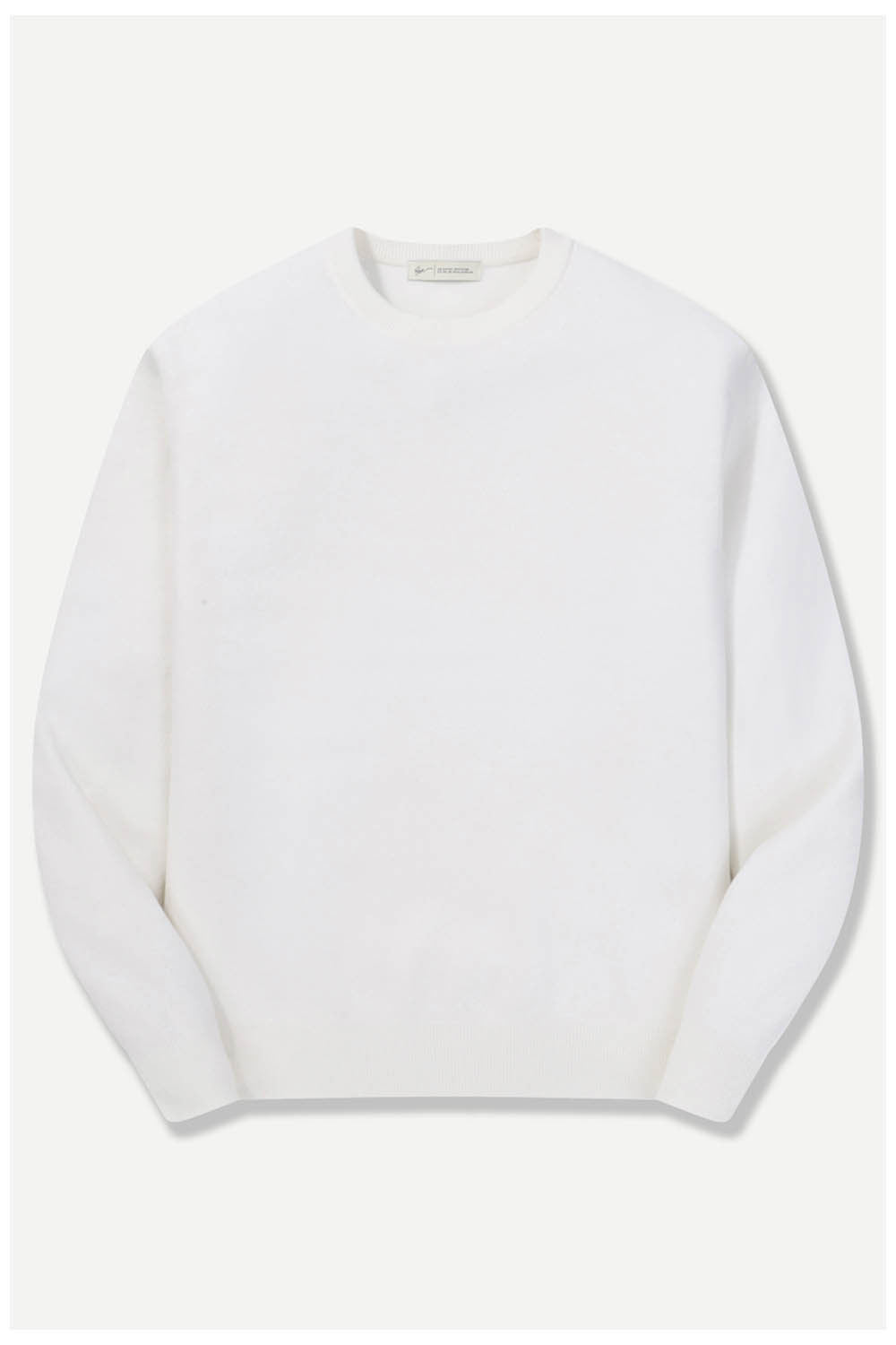 [공식몰] STANDARD 라운드 풀오버 아이보리