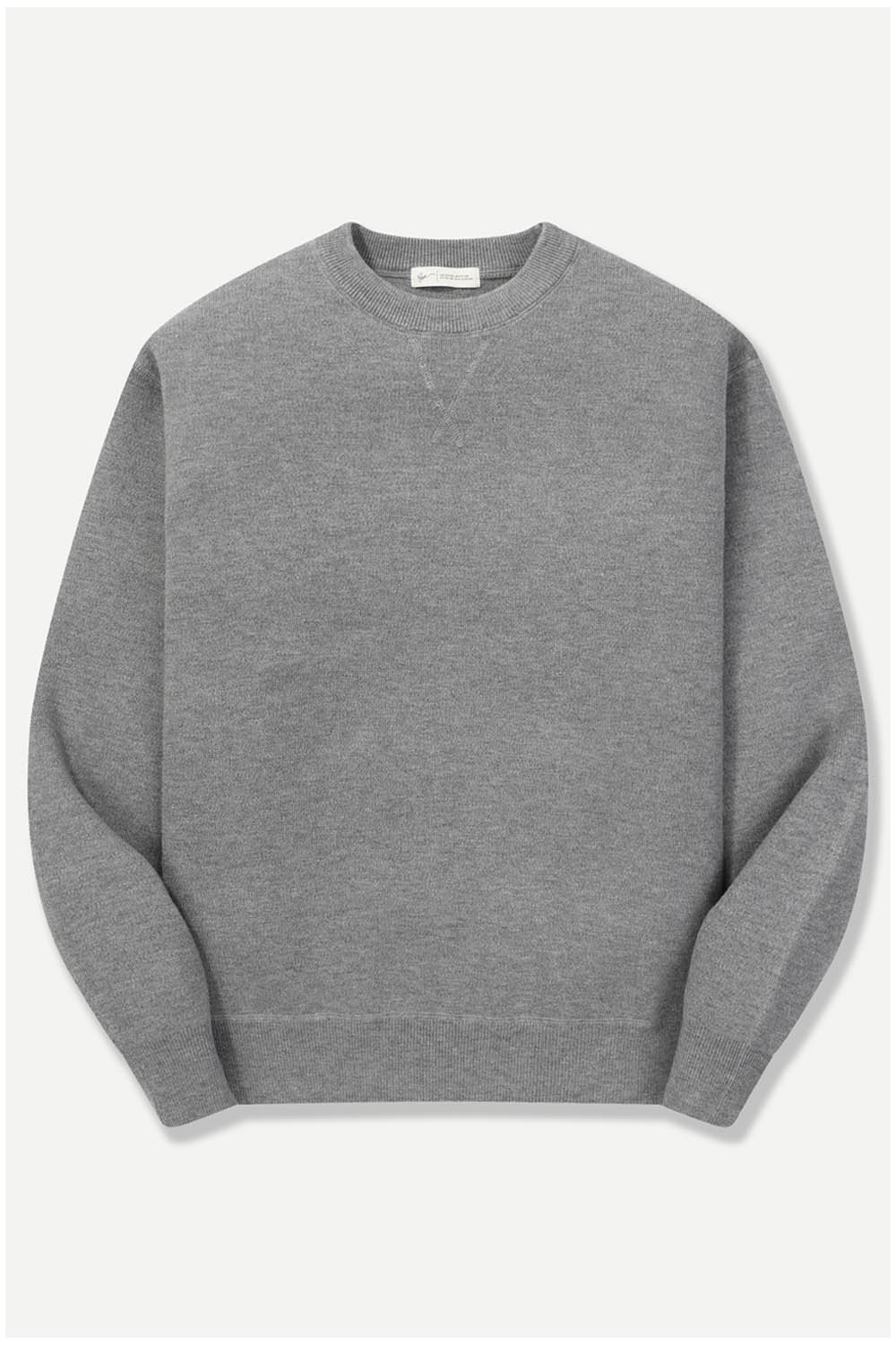 [공식몰] STANDARD 맨투맨형 라운드 풀오버 그레이