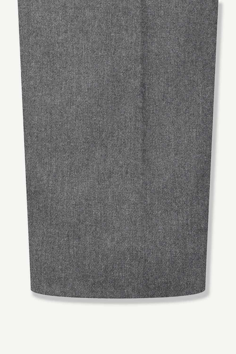 FORTEX 멜란지 울 캐시미어 오버핏 팬츠 그레이