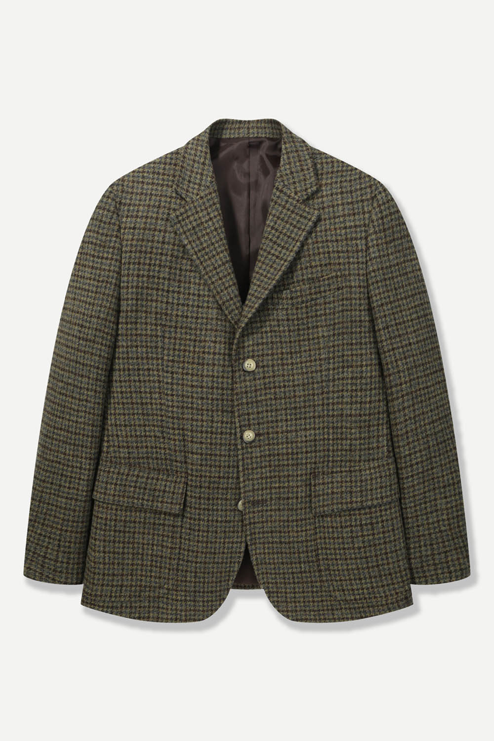 [공식몰]HOUND CHECK 자켓 카키