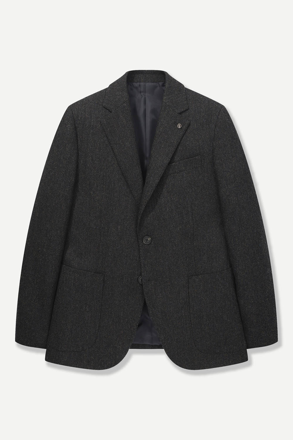 [공식몰] 헤링본 자켓 카키