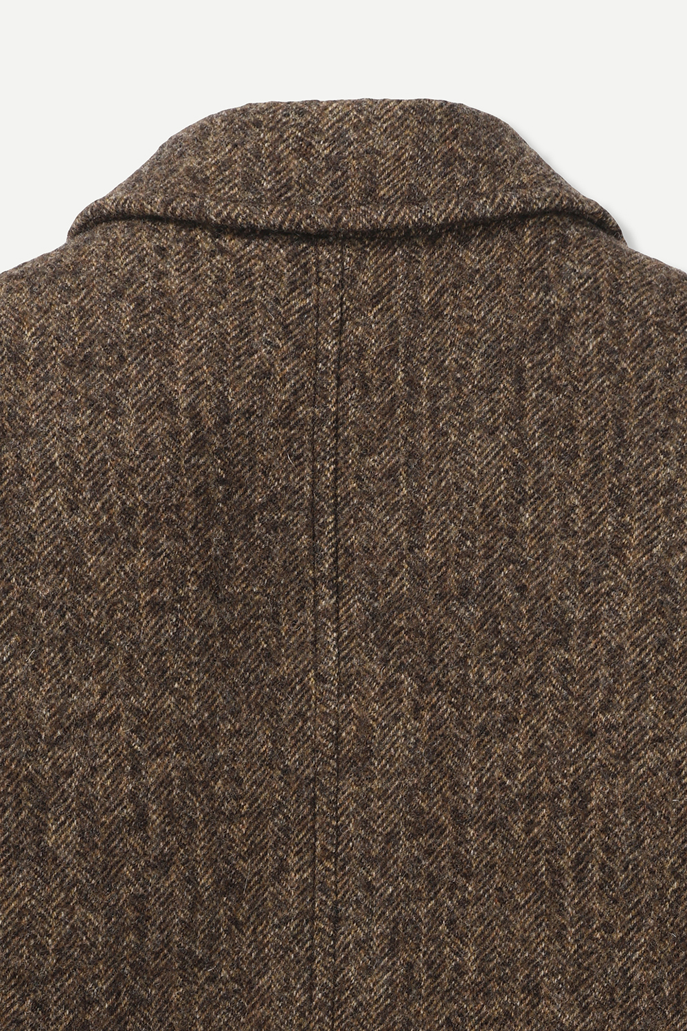 [공식몰] 울 100% 해링본 발마칸 코트 브라운