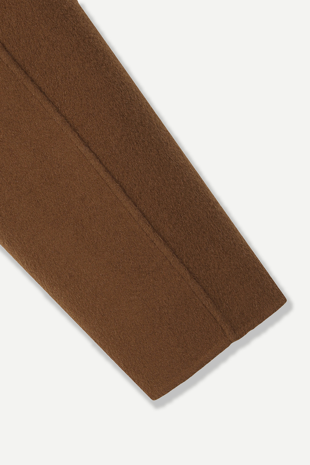 [공식몰] 캐시미어 세미오버핏 핸드메이드 코트 브라운