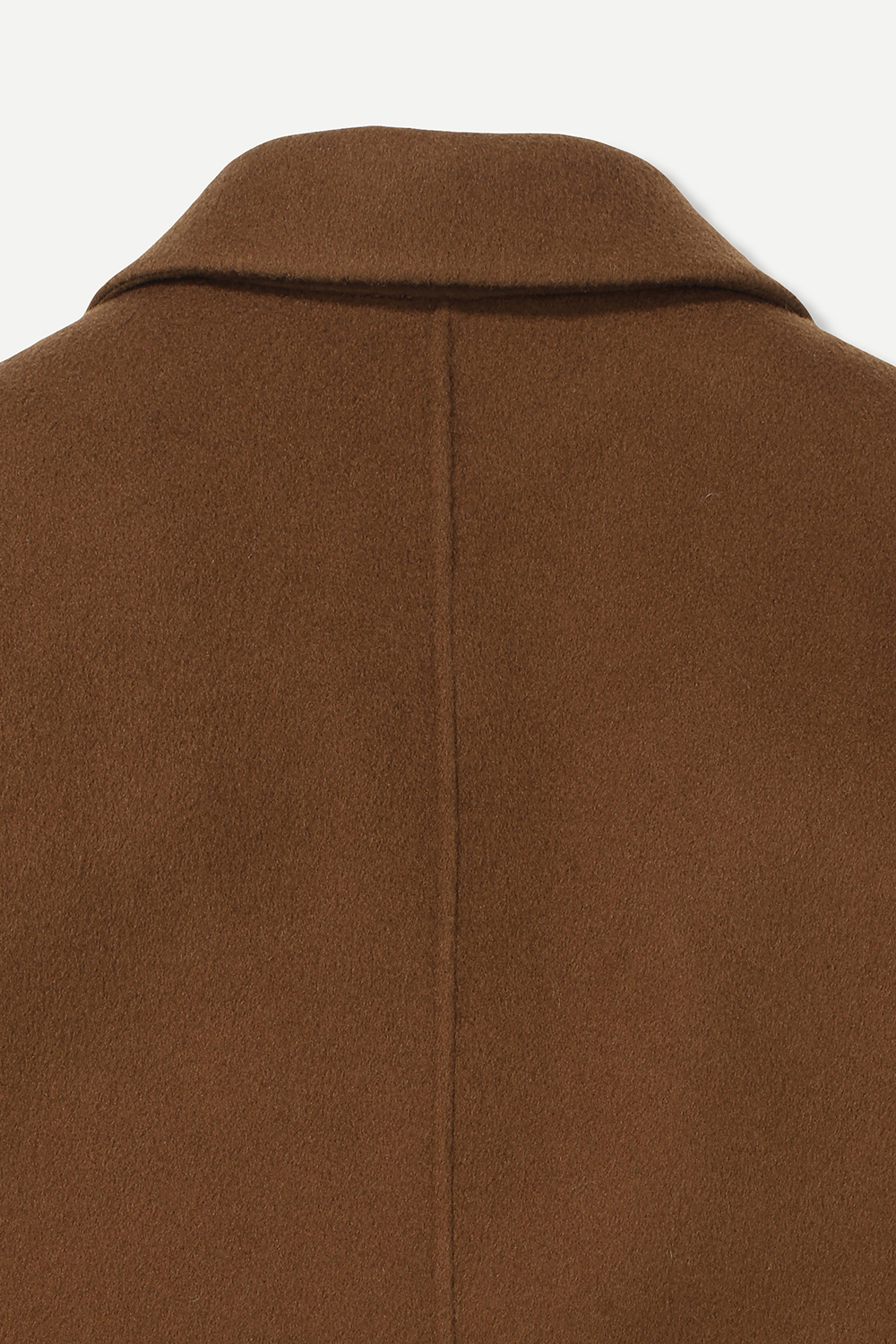 [공식몰] 캐시미어 세미오버핏 핸드메이드 코트 브라운