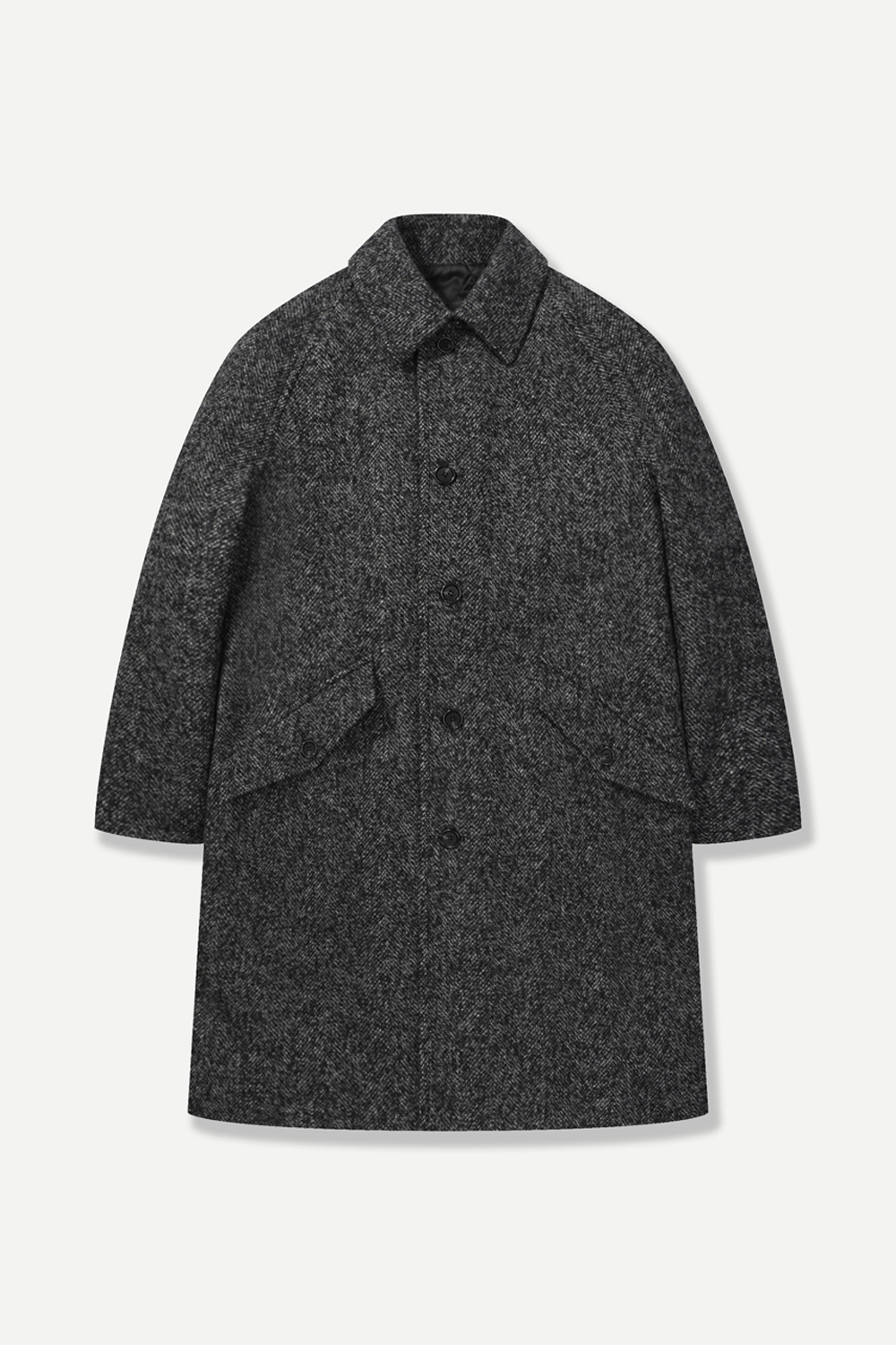 [공식몰] 세미오버핏 벌키 퀼팅 맥코트 베이지