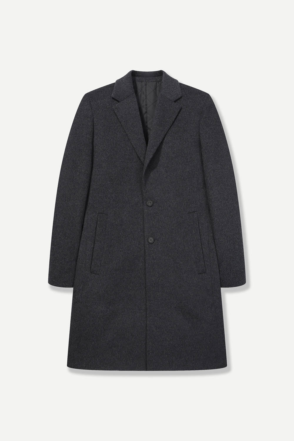 [공식몰] 캐시미어 체스터 코트 그레이