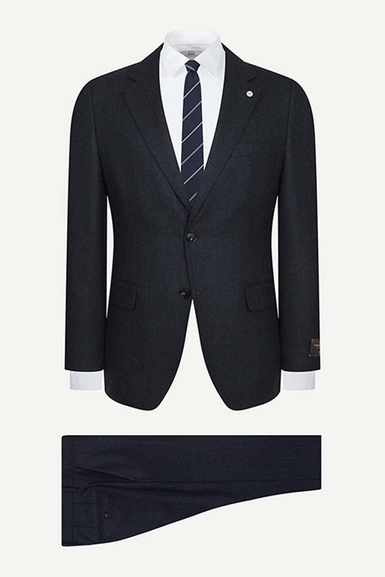 [공식몰] CANONICO 1663 울 100% 슈트 네이비