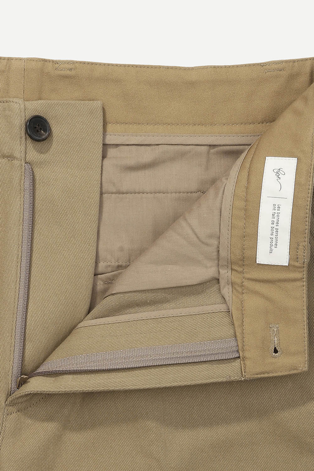 [공식몰] 루즈핏 브러쉬 트윌 팬츠 베이지