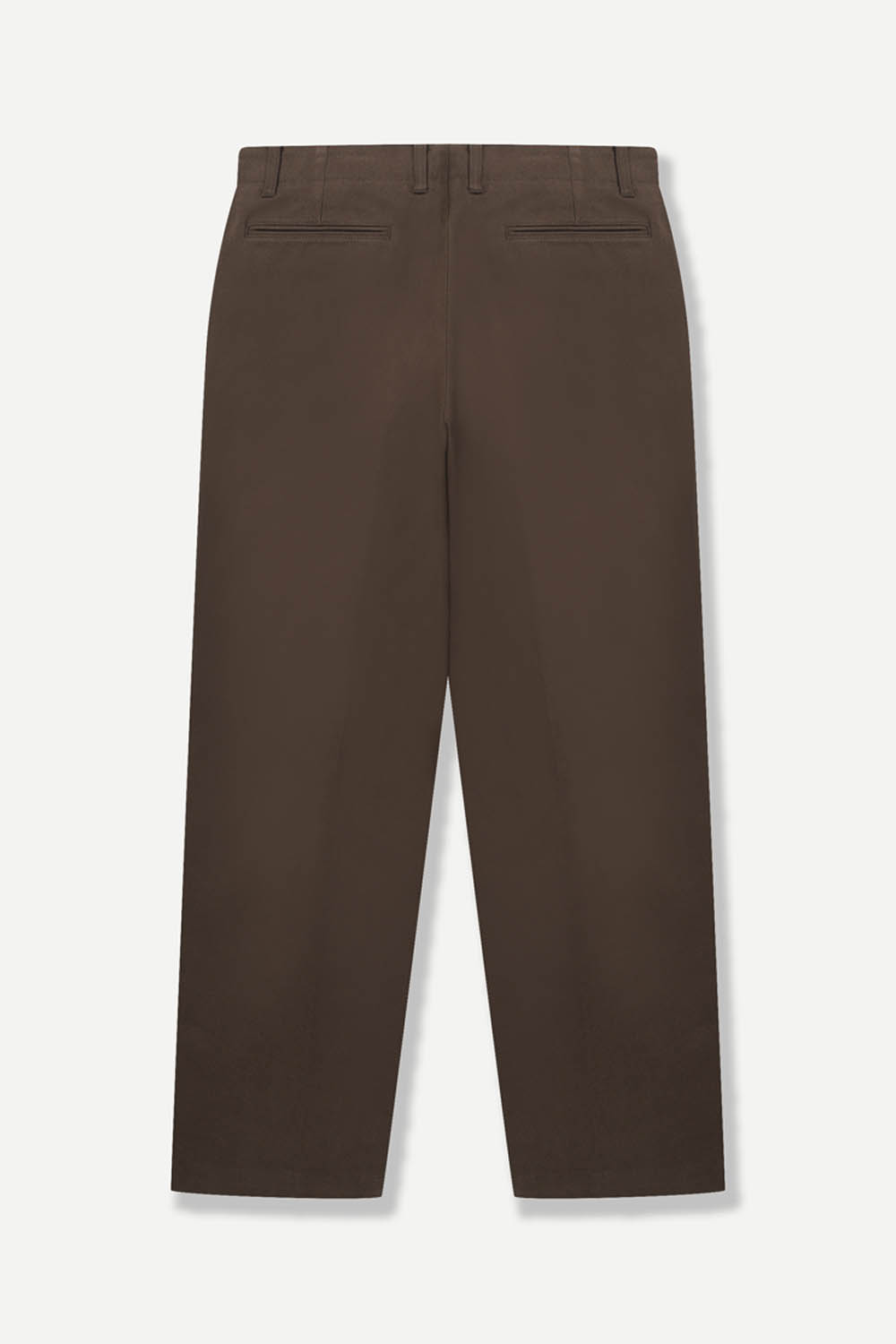 코튼 브러쉬 트윌 팬츠 브라운