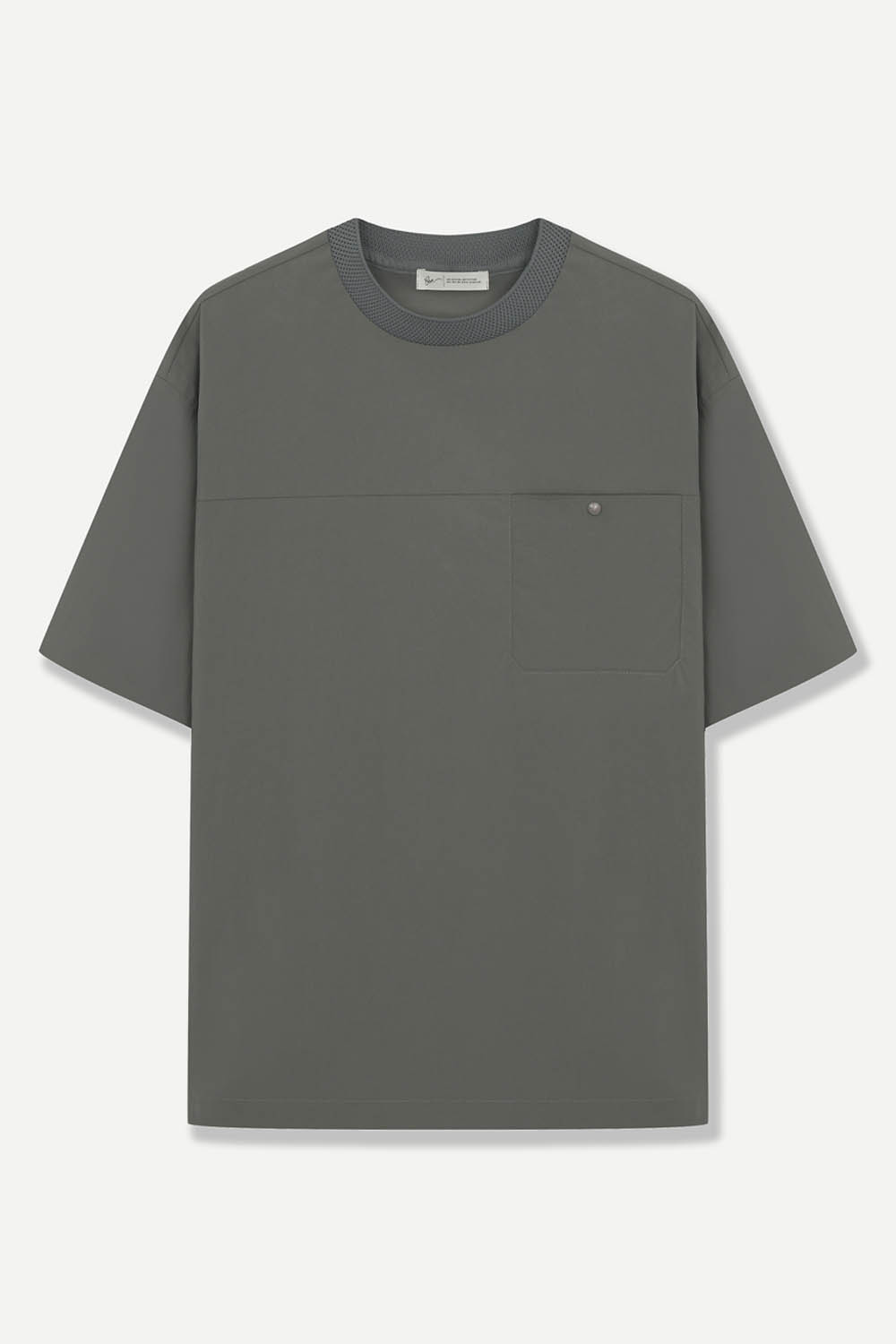 [본] ACTIVE SCENE 반팔 티셔츠 그레이