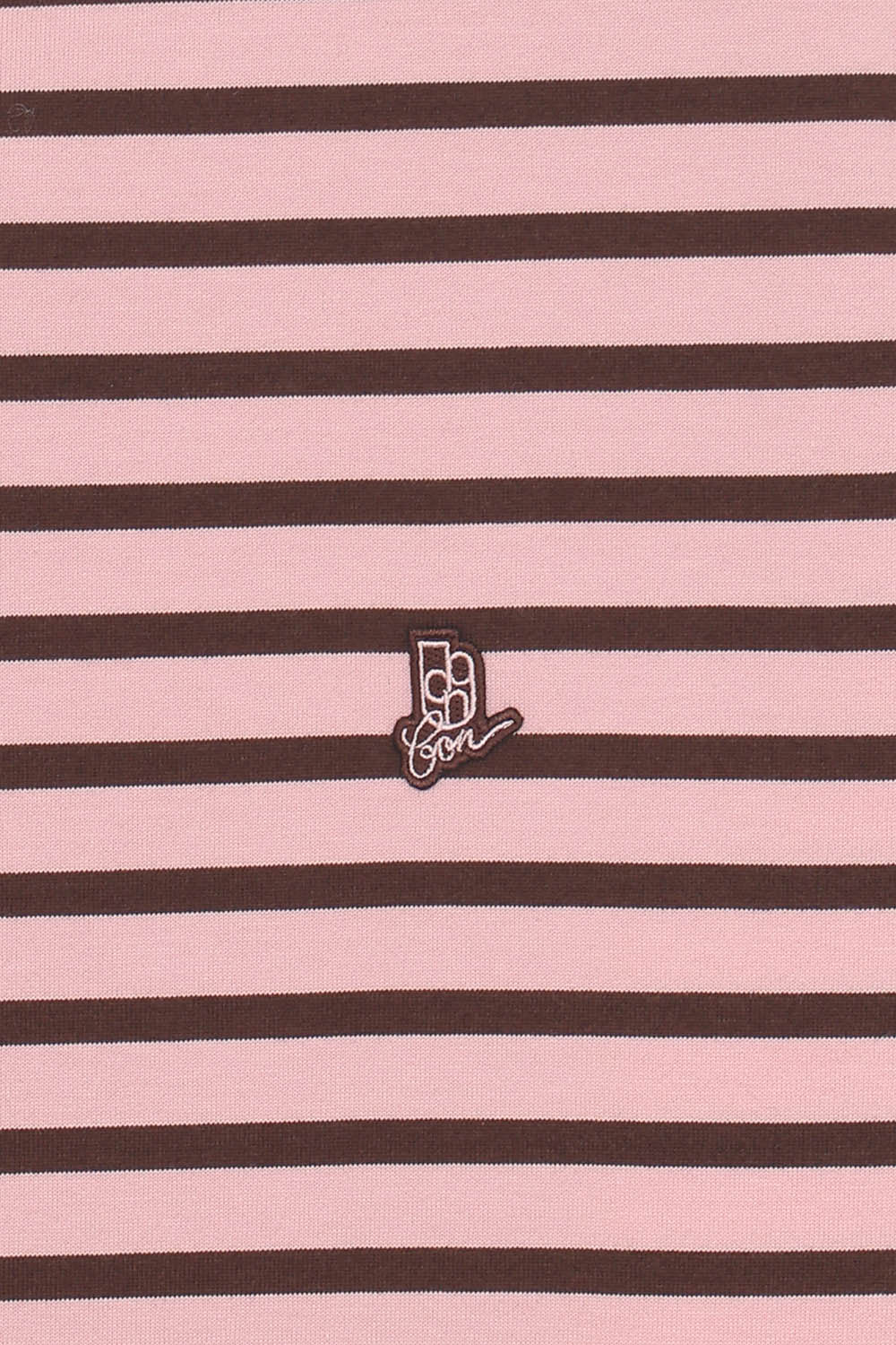 [본] Bon X Glace Chaud 내추럴 스트라이프 티셔츠 레드