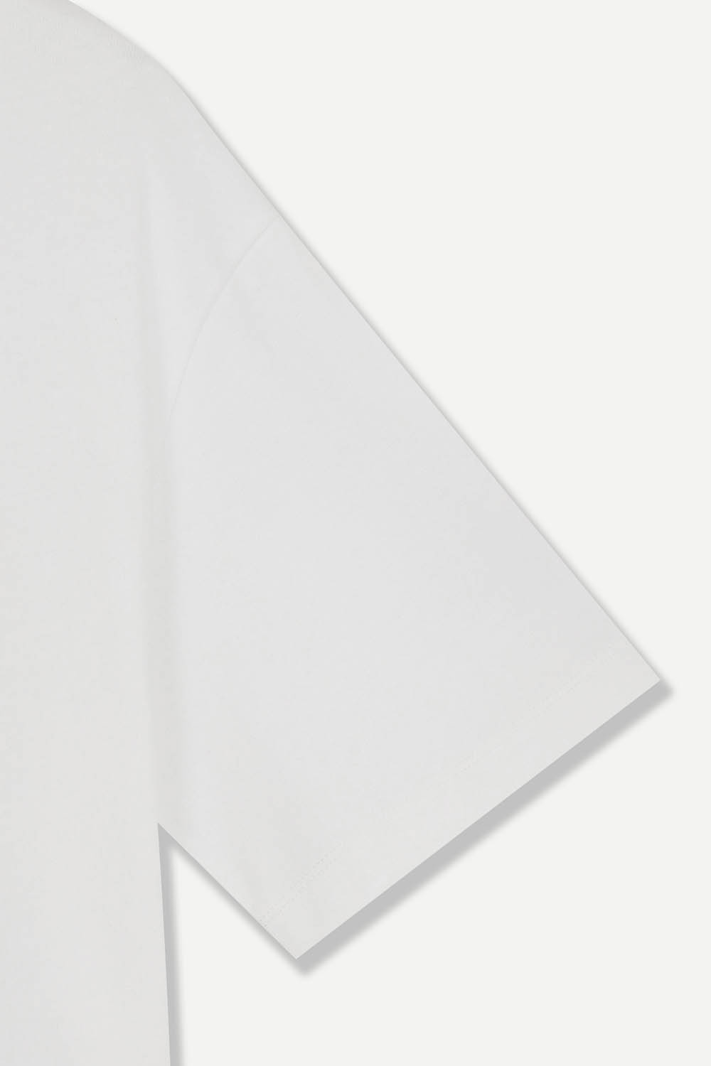 [본] Bon X Glace Chaud 소프트 코튼 베이직 티셔츠 화이트