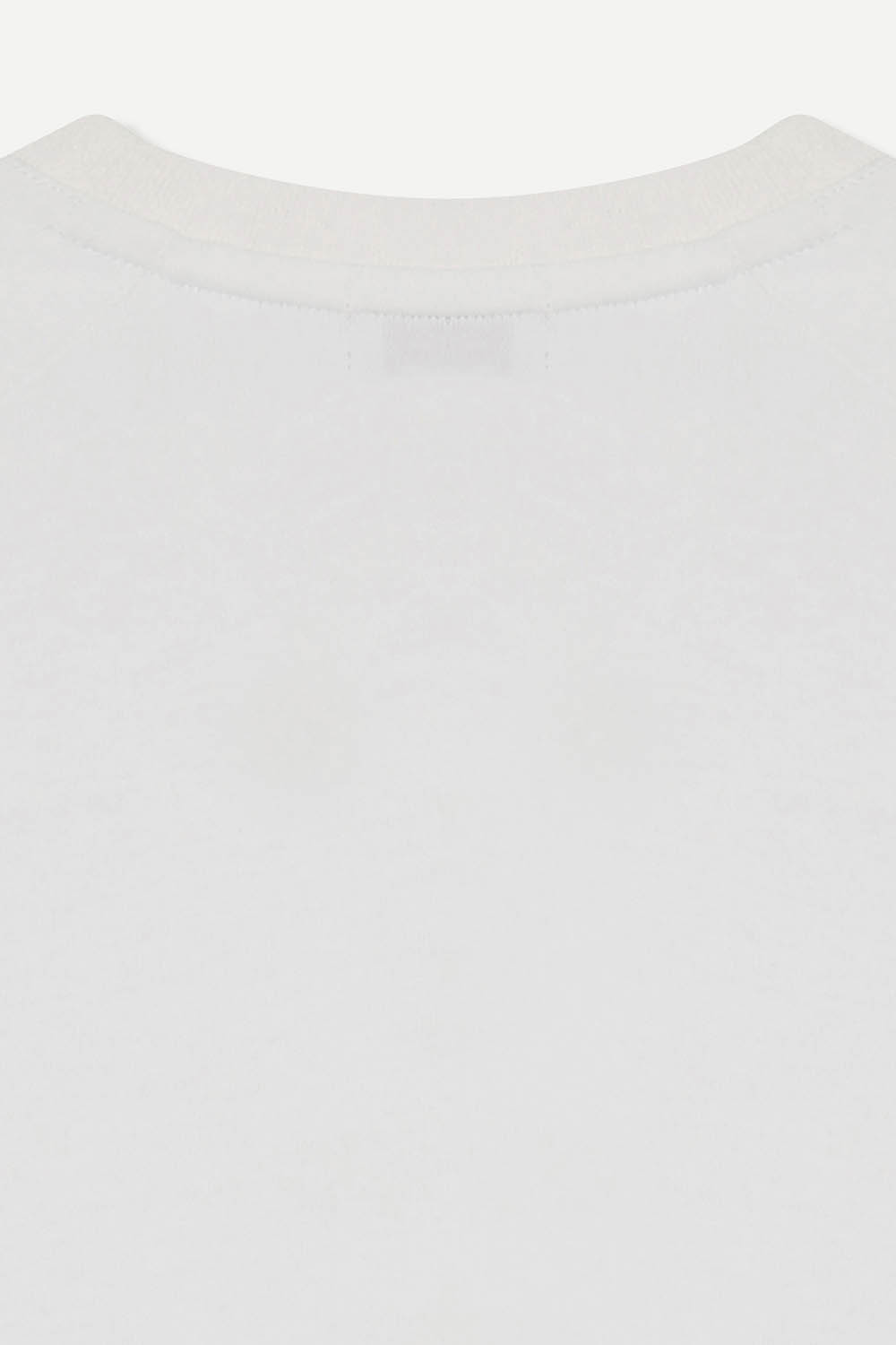 [본] Bon X Glace Chaud 소프트 코튼 베이직 티셔츠 화이트