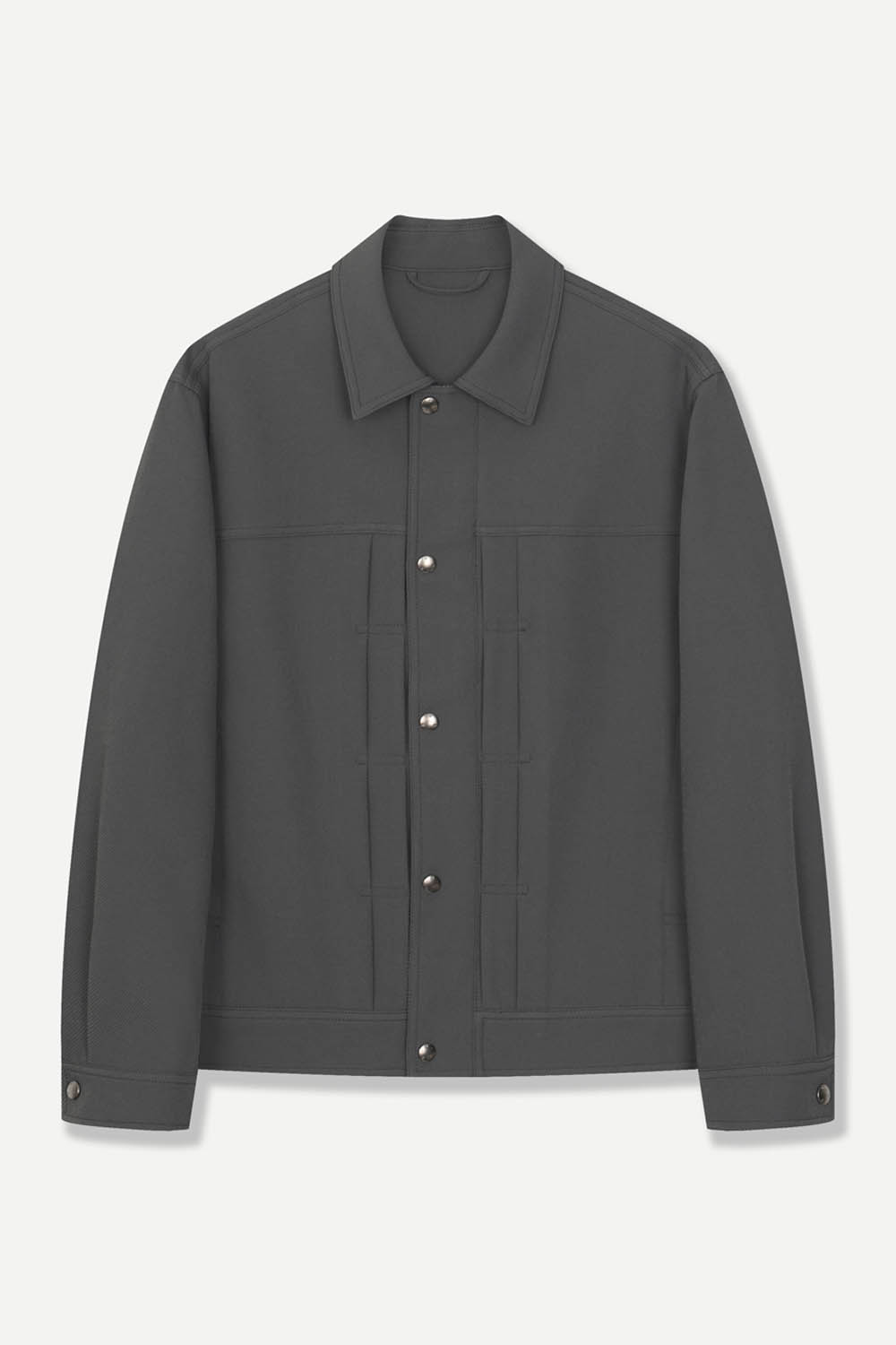 [본] 트윌 트러커 자켓 그레이