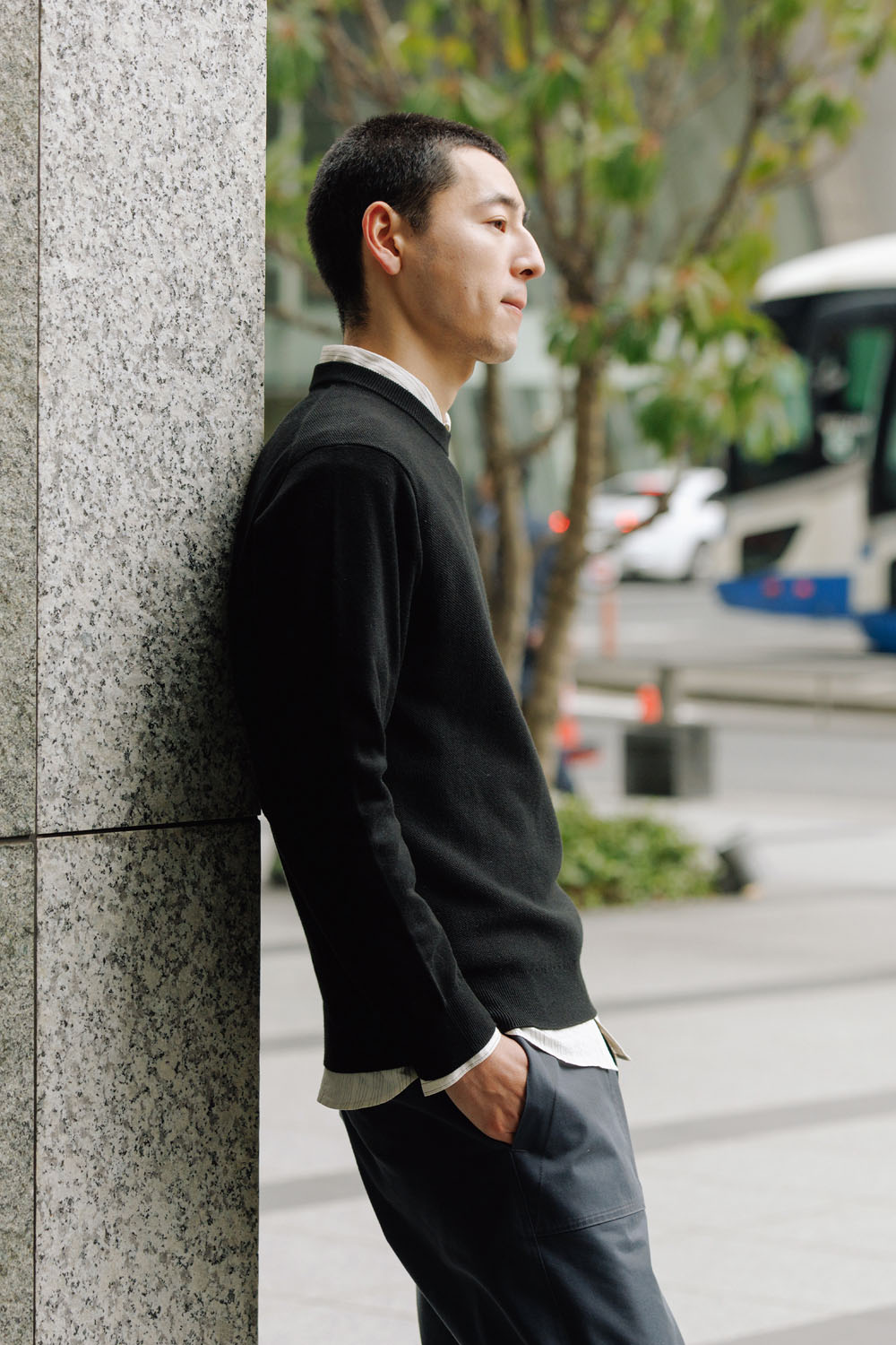 [본] 소프트 풀오버 블랙