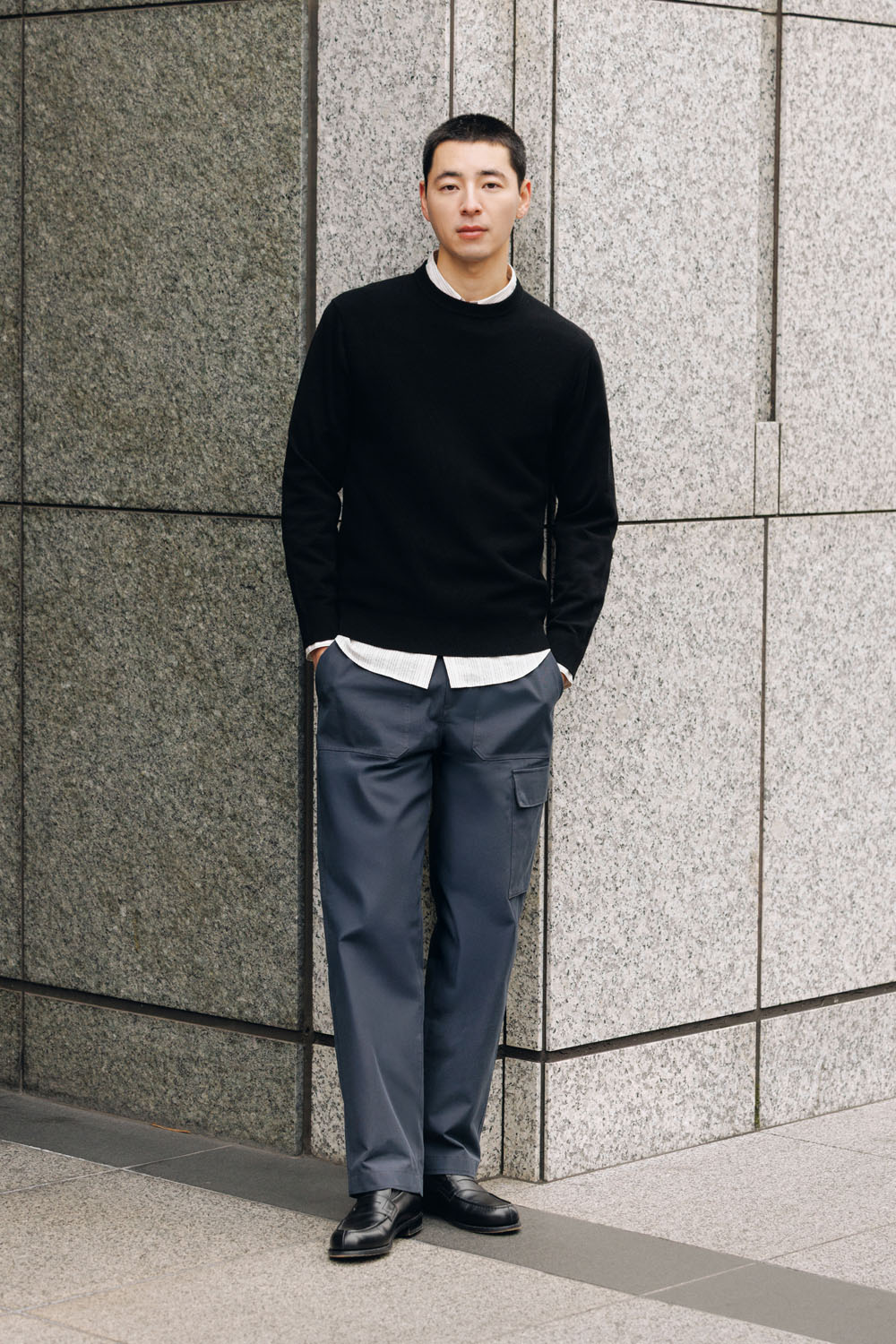 [본] 소프트 풀오버 블랙