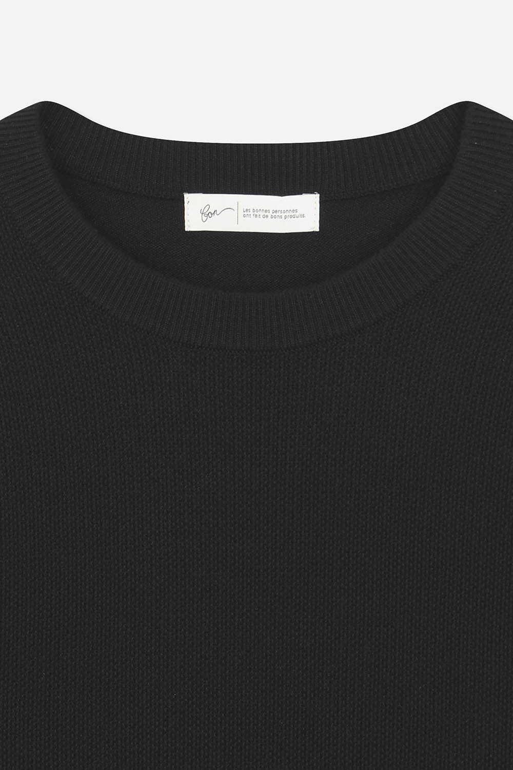 [본] 소프트 풀오버 블랙