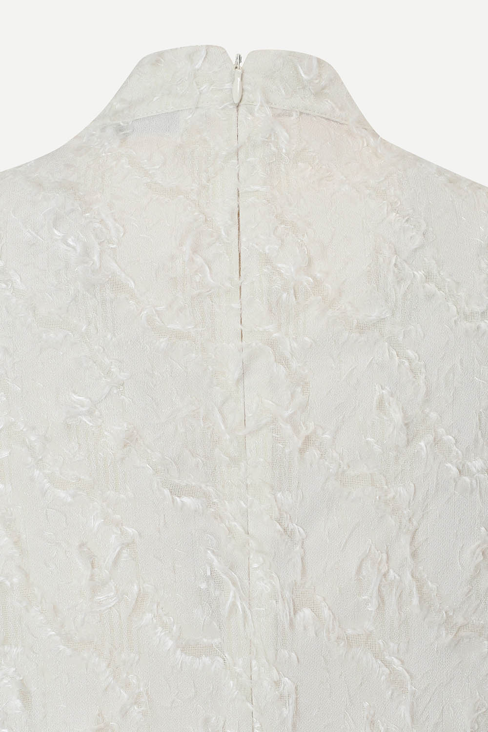 [캐리스노트] 카울넥 자가드 블라우스 아이보리