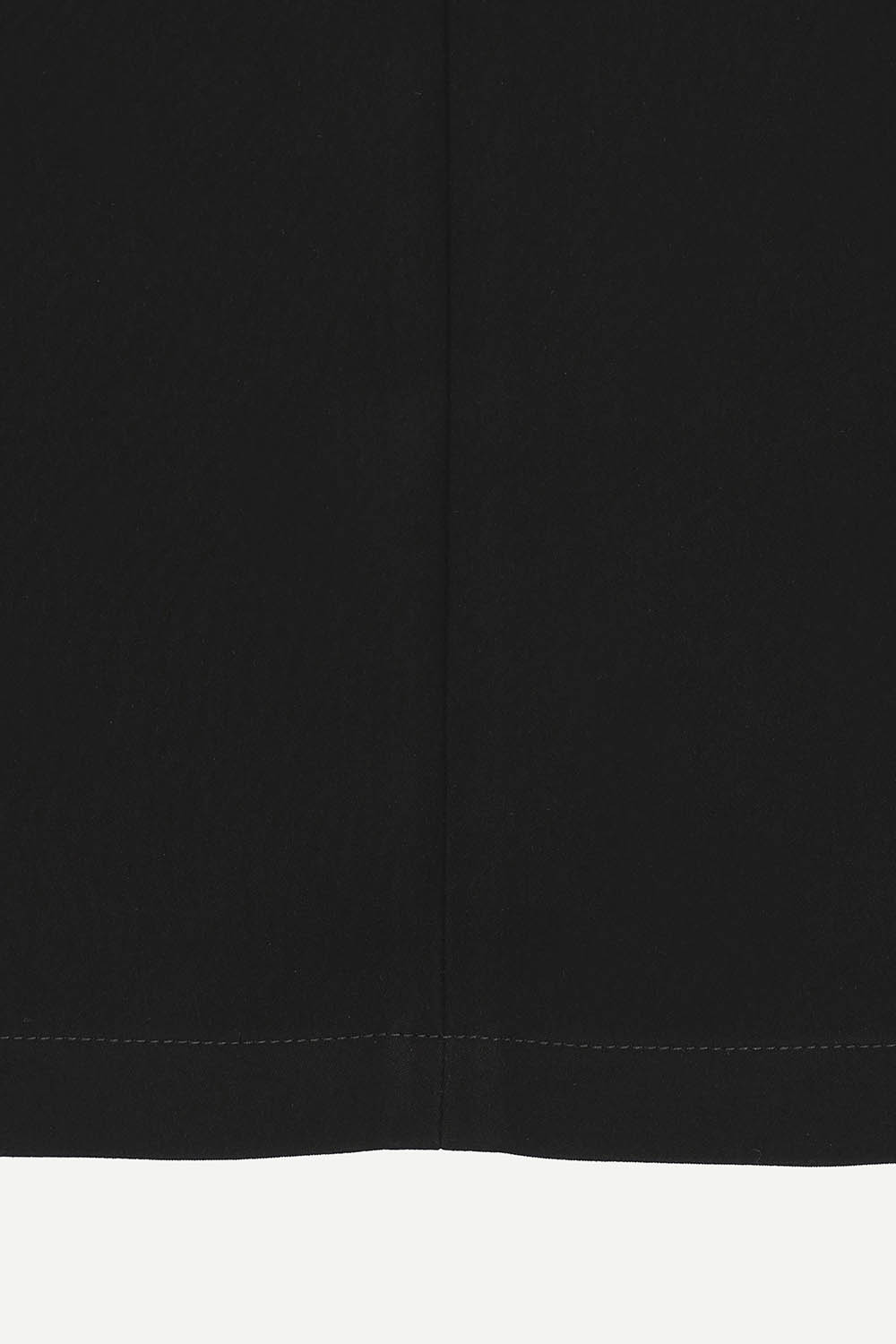 [캐리스노트] 타이 스트랩 드레이프 블라우스 블랙