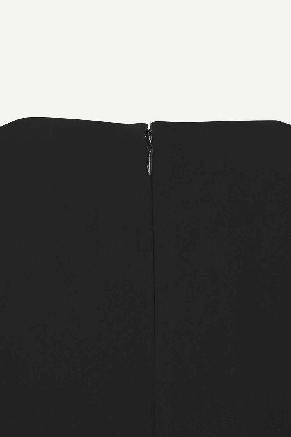 [캐리스노트] 타이 스트랩 드레이프 블라우스 블랙