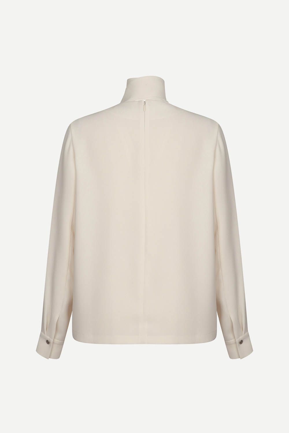 [캐리스노트] 타이 스트랩 블라우스 아이보리