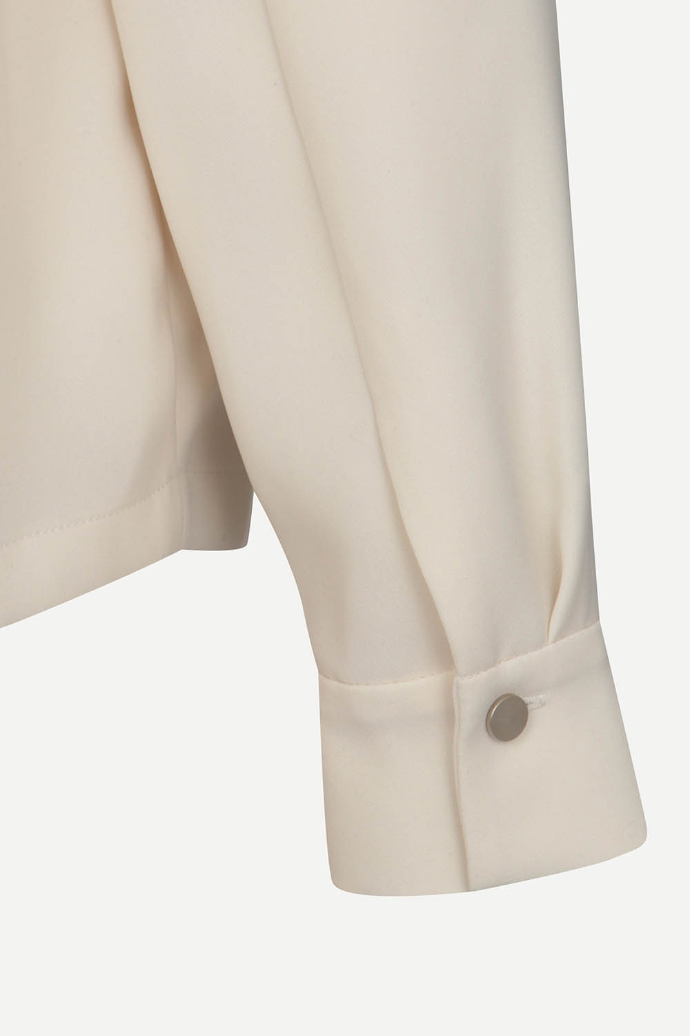 [캐리스노트] 타이 스트랩 블라우스 아이보리