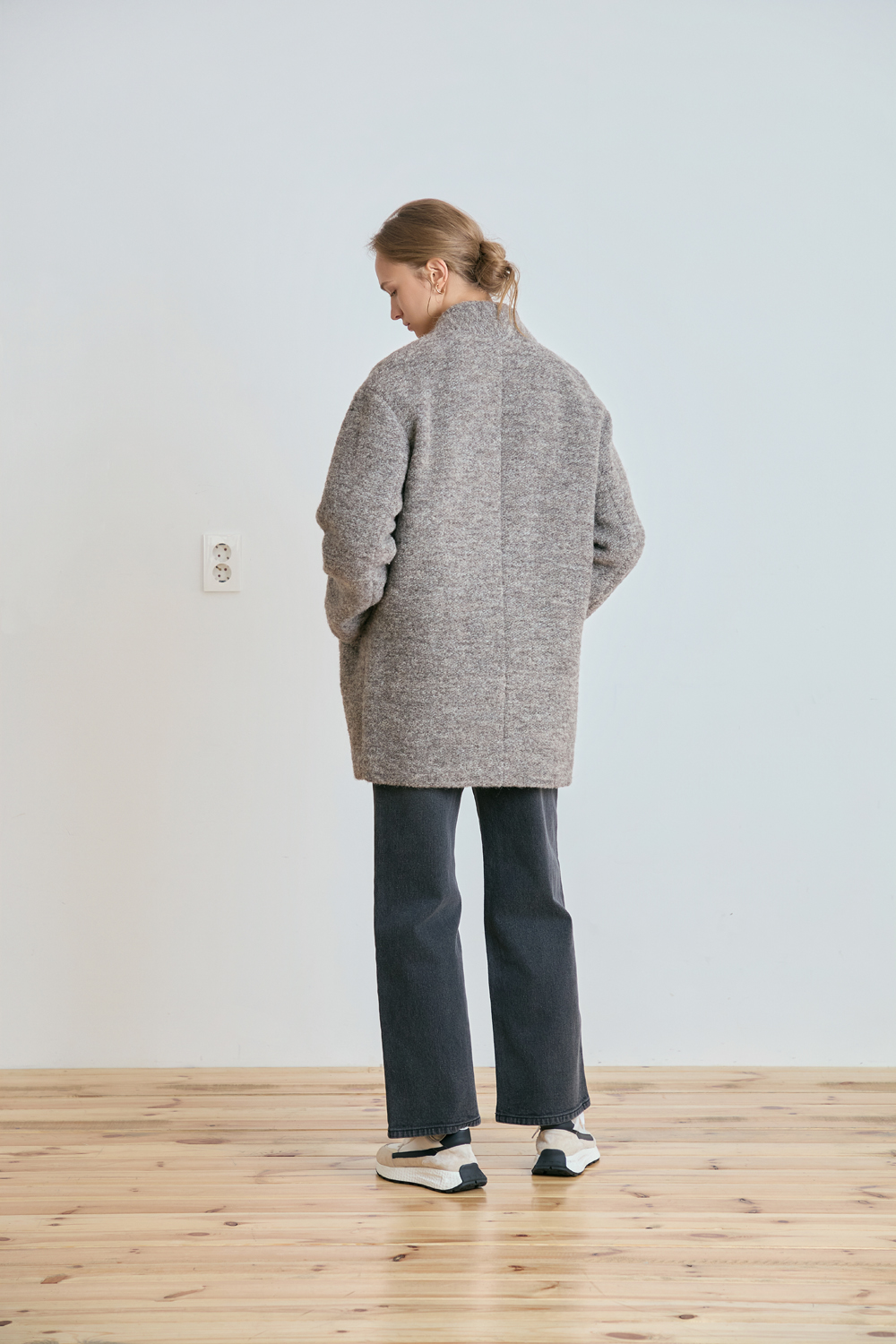 [공식몰] 숄카라 울 블렌드 코트