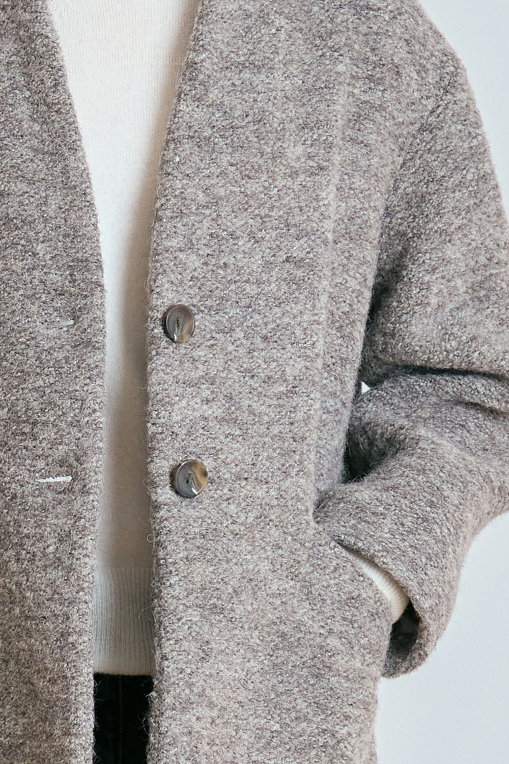 [공식몰] 숄카라 울 블렌드 코트