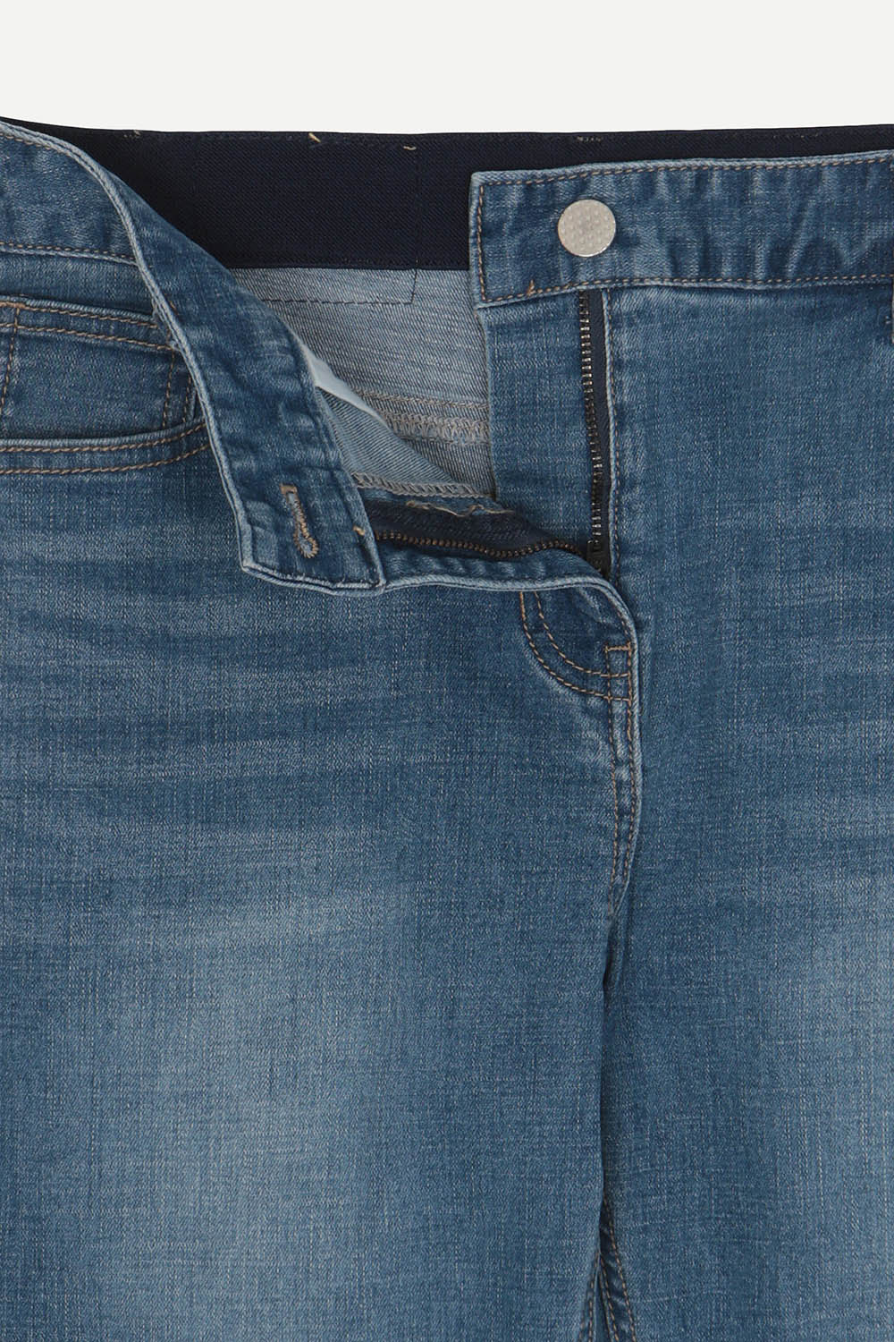 [캐리스노트] 루즈 배기핏 스트레치 데님 팬츠