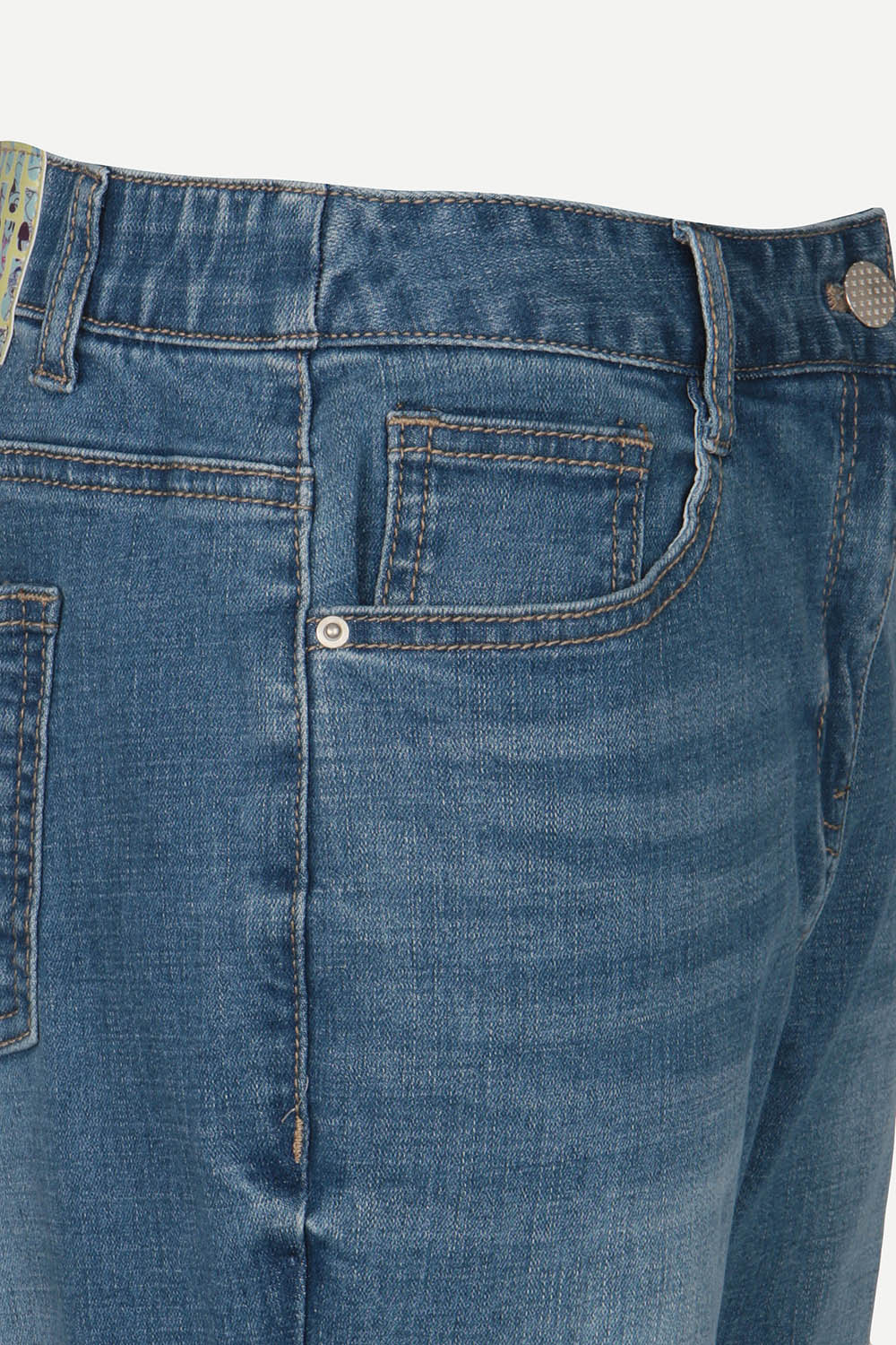 [캐리스노트] 루즈 배기핏 스트레치 데님 팬츠