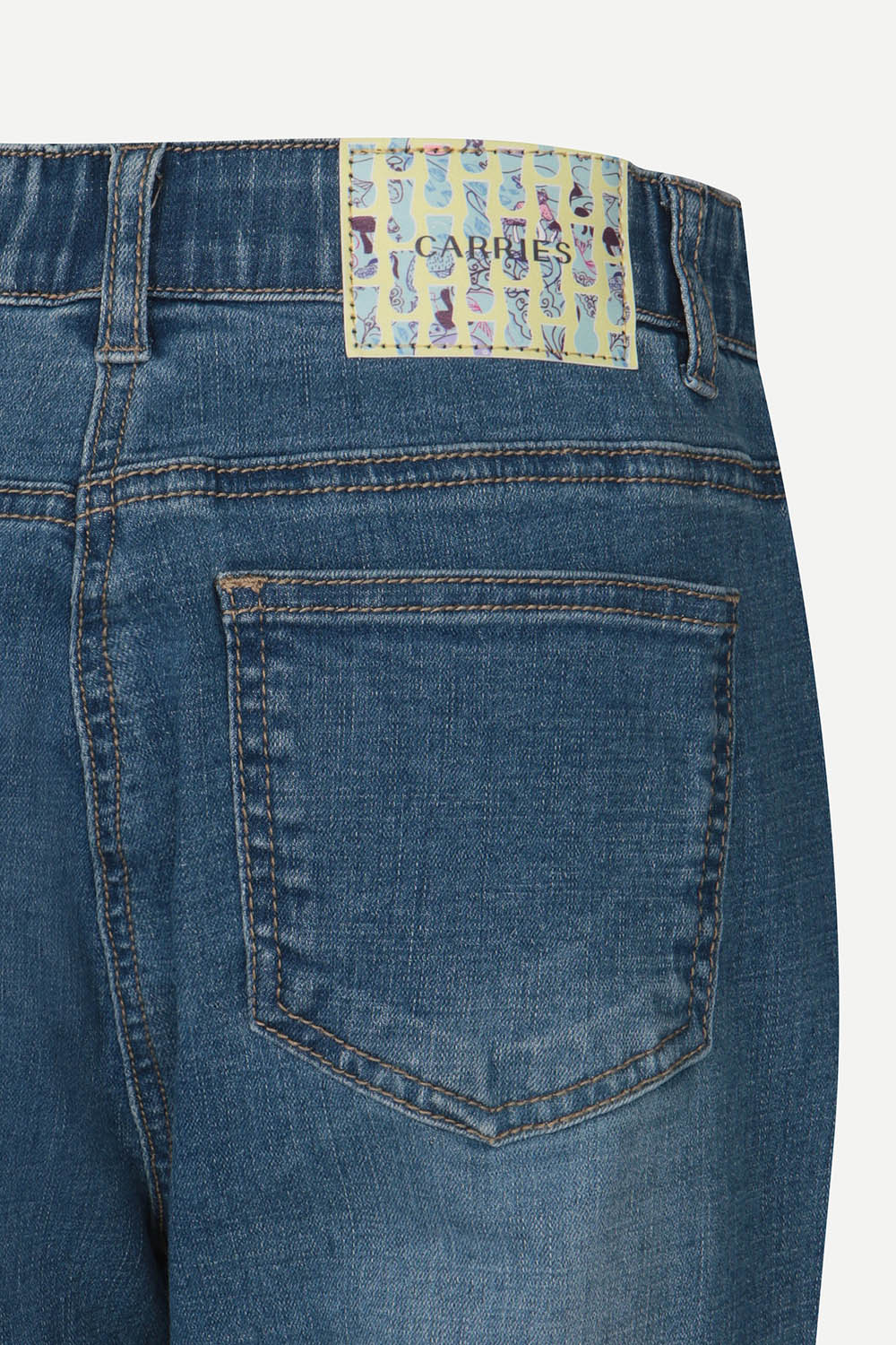 [캐리스노트] 루즈 배기핏 스트레치 데님 팬츠