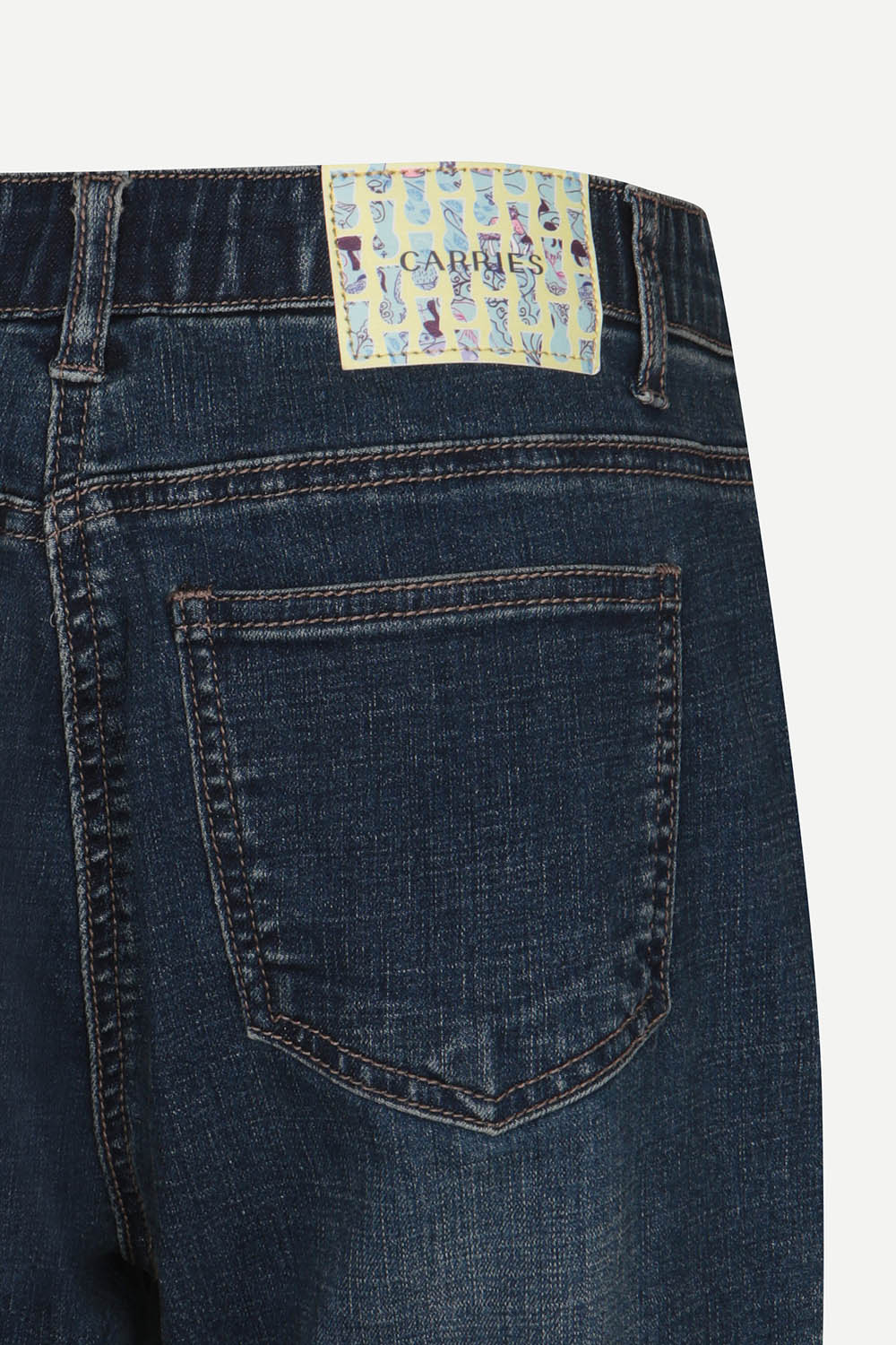 [캐리스노트] 루즈 배기핏 스트레치 데님 팬츠