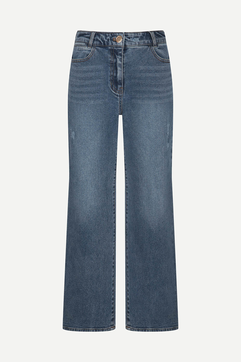 [공식몰] 워싱 스트레이트 데님 팬츠 블루