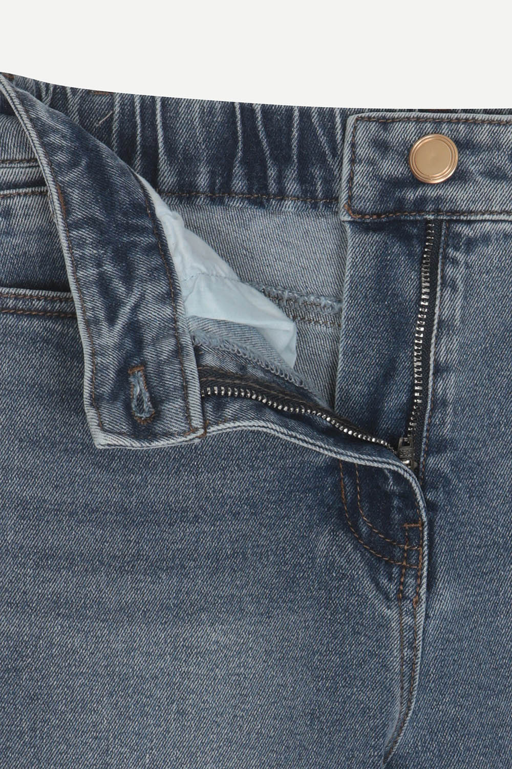 [캐리스노트] 레귤러 스트레이트 데님 팬츠 라이트 블루