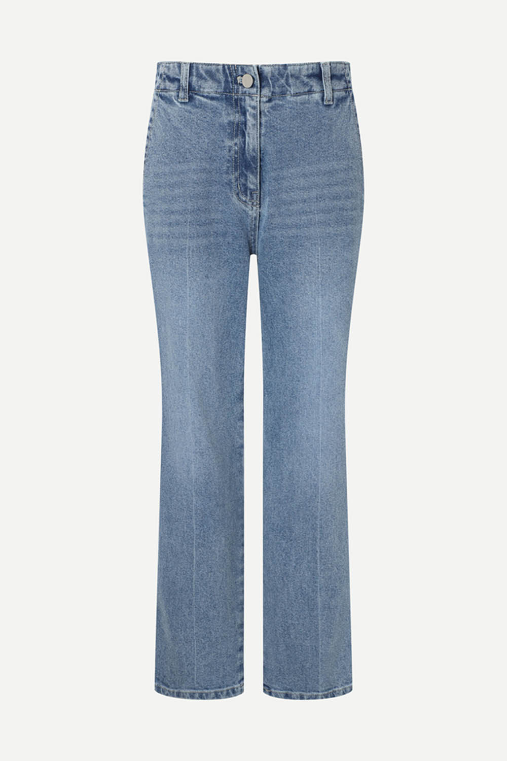 [캐리스노트] 레직기 포인트 데님 팬츠 라이트 블루