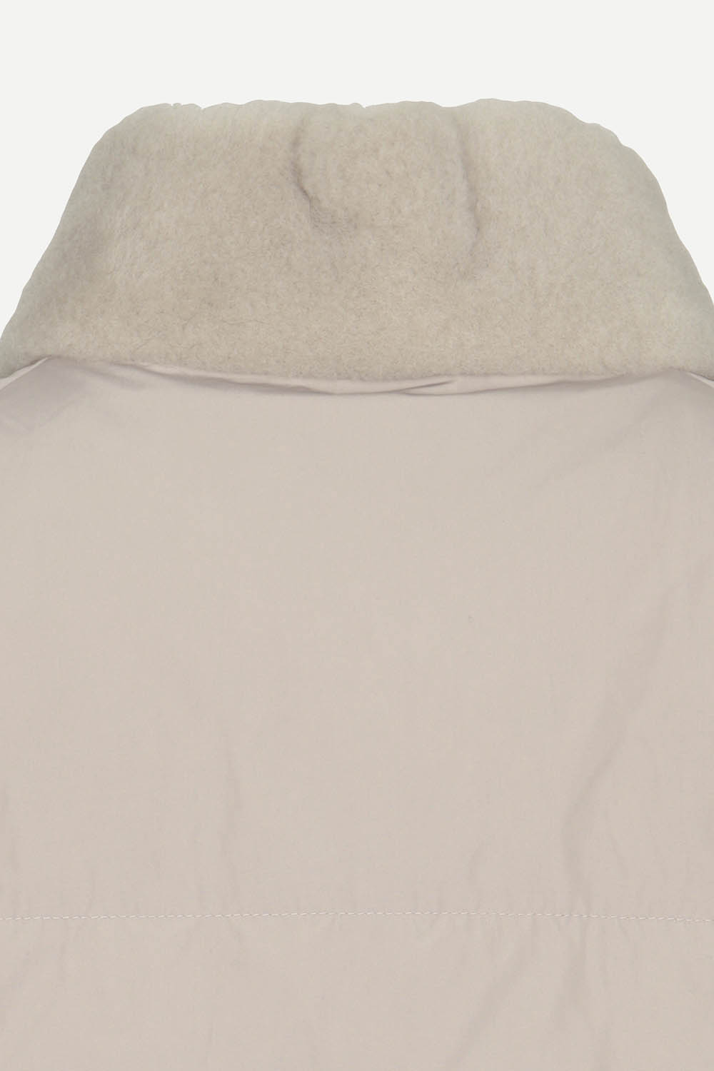 [공식몰] 양모 무스탕 넥 다운 점퍼