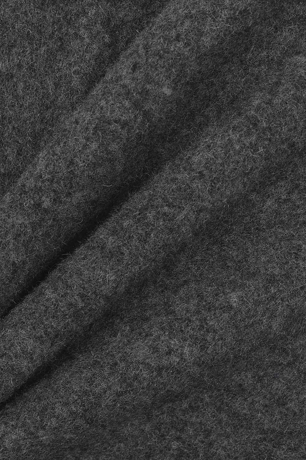 [캐리스노트] 머플러 세트 핸드메이드 코트 멜란지 그레이