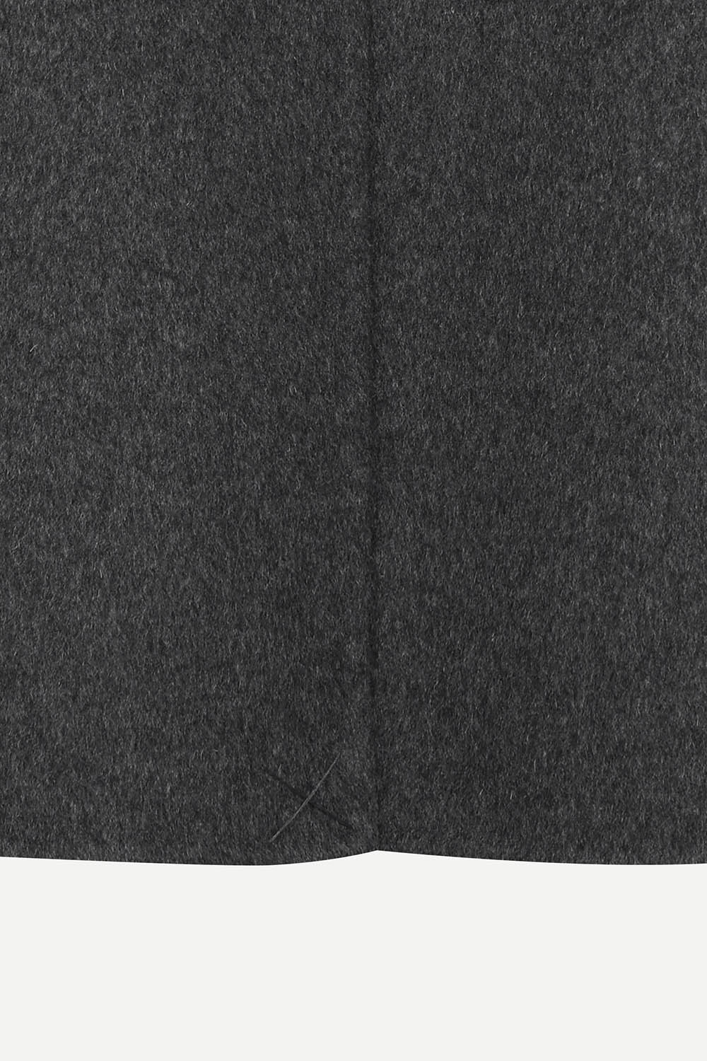 [캐리스노트] 패딩 후드 핸드메이드 롱 코트 다크 그레이