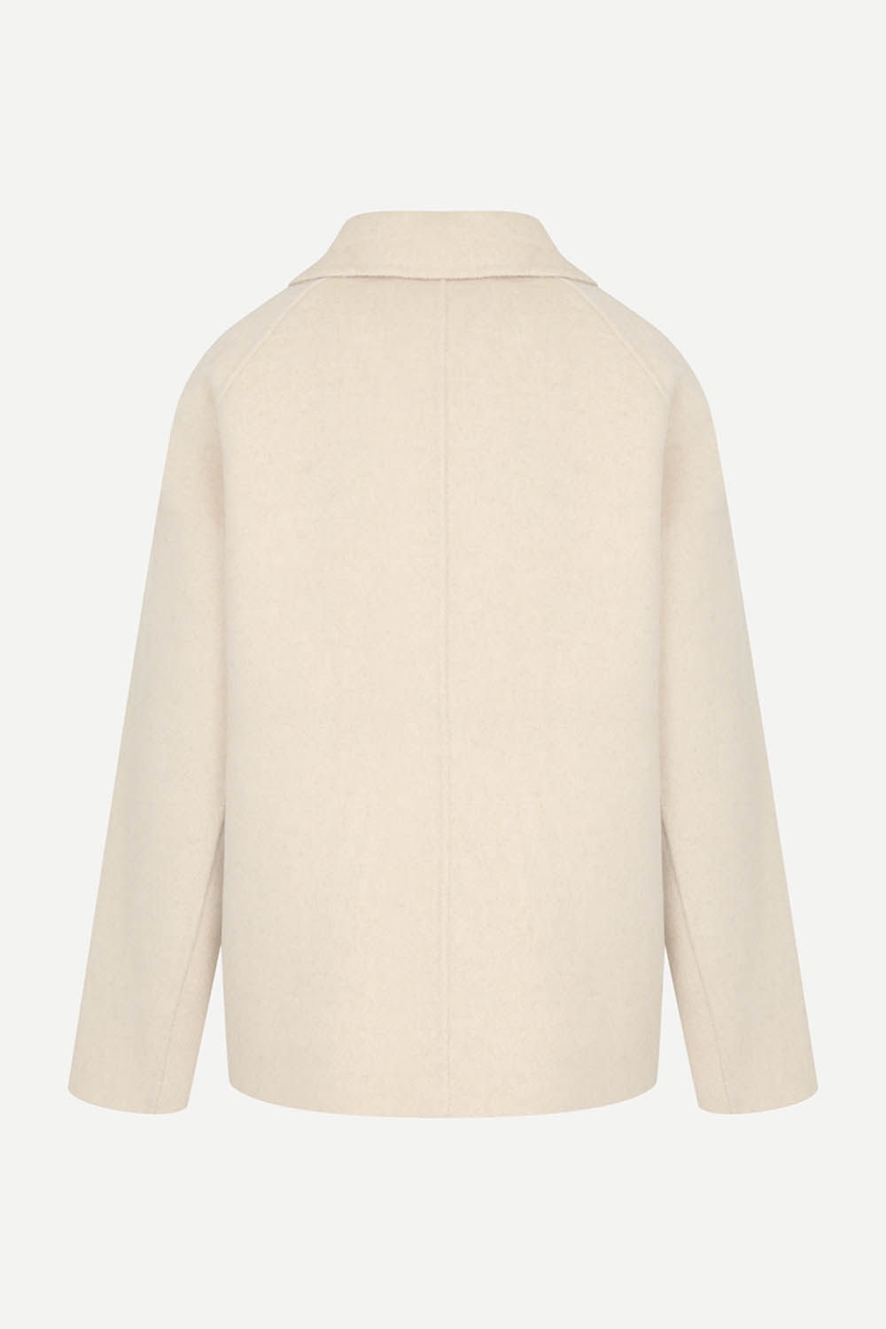 [공식몰] 캐시미어 블렌드 핸드메이드 숏 코트 크림