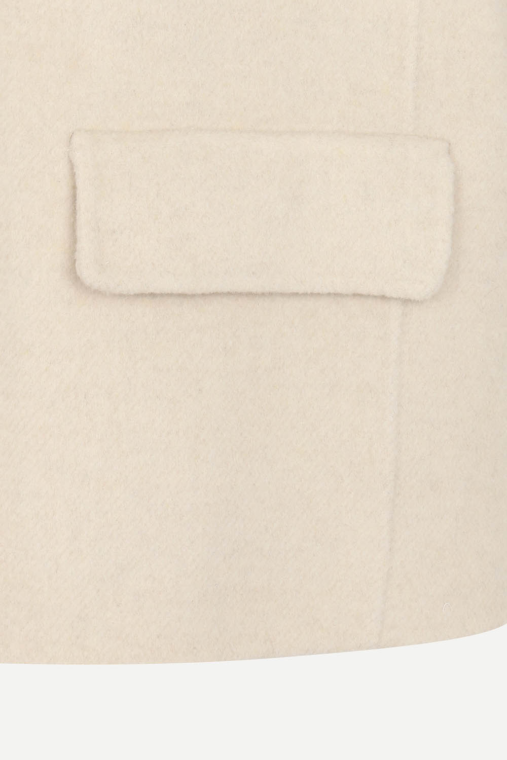 [공식몰] 캐시미어 블렌드 핸드메이드 숏 코트 크림