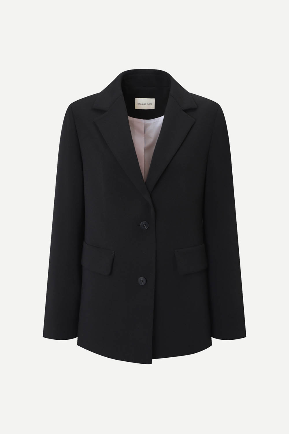 [공식몰] 투버튼 테일러드 자켓 블랙