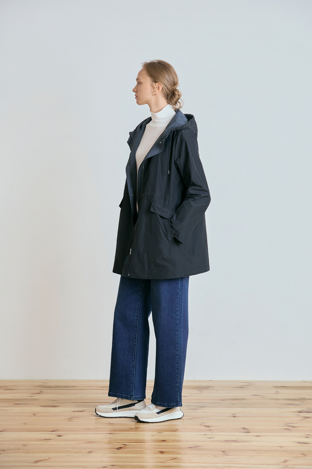 [공식몰] 중기장 후드 점퍼 블랙