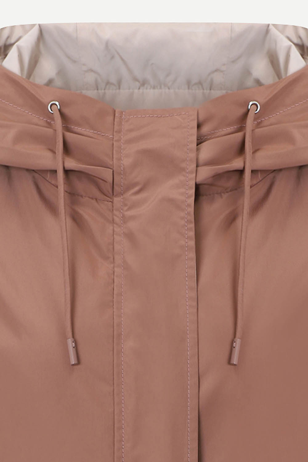 [캐리스노트] 중기장 후드 점퍼 라이트 브라운