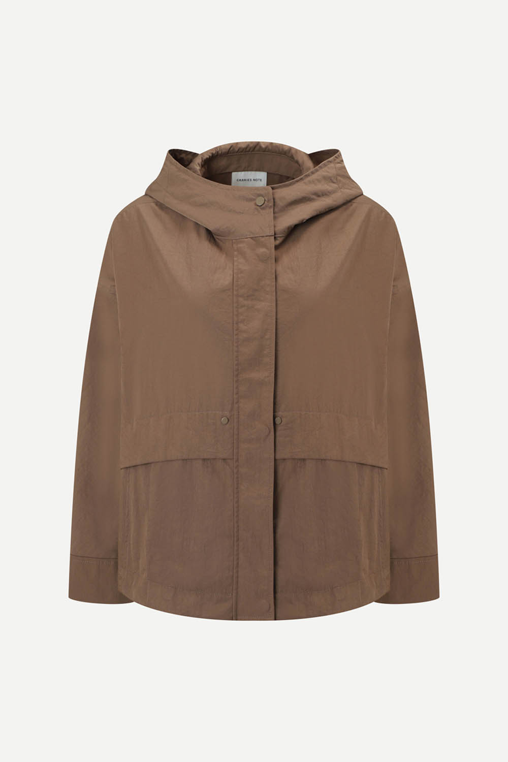 [캐리스노트] 후드 점퍼브라운